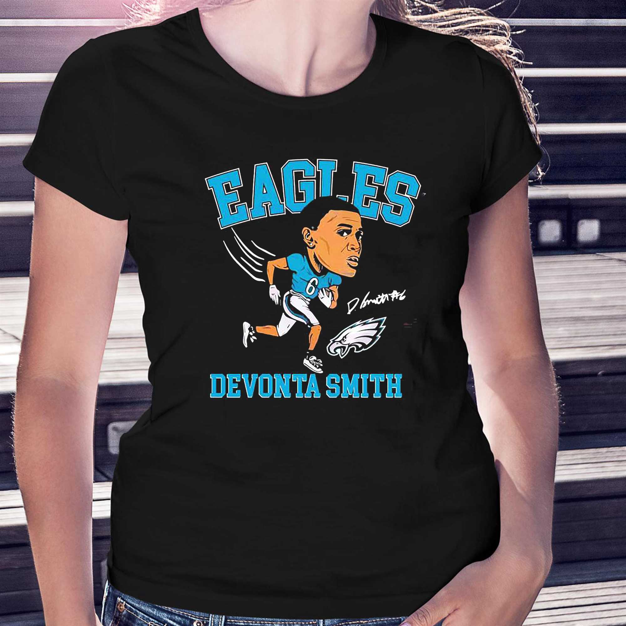 Devonta Smith Shirt Emoji Big Head Philadelphia Eagles Gift