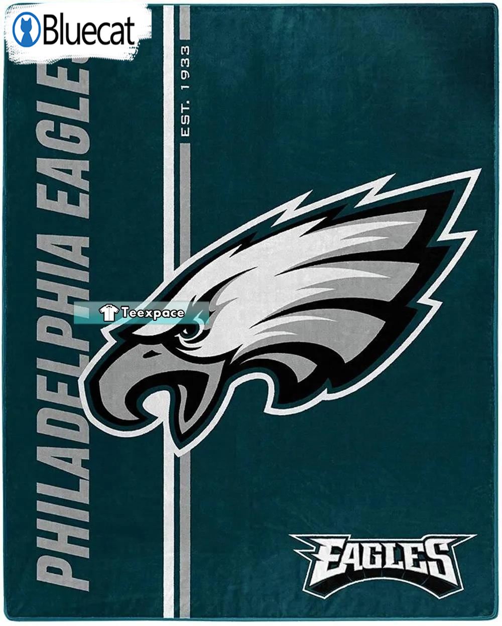 Eagles Sherpa Throw Blanket Eagles Gifts 