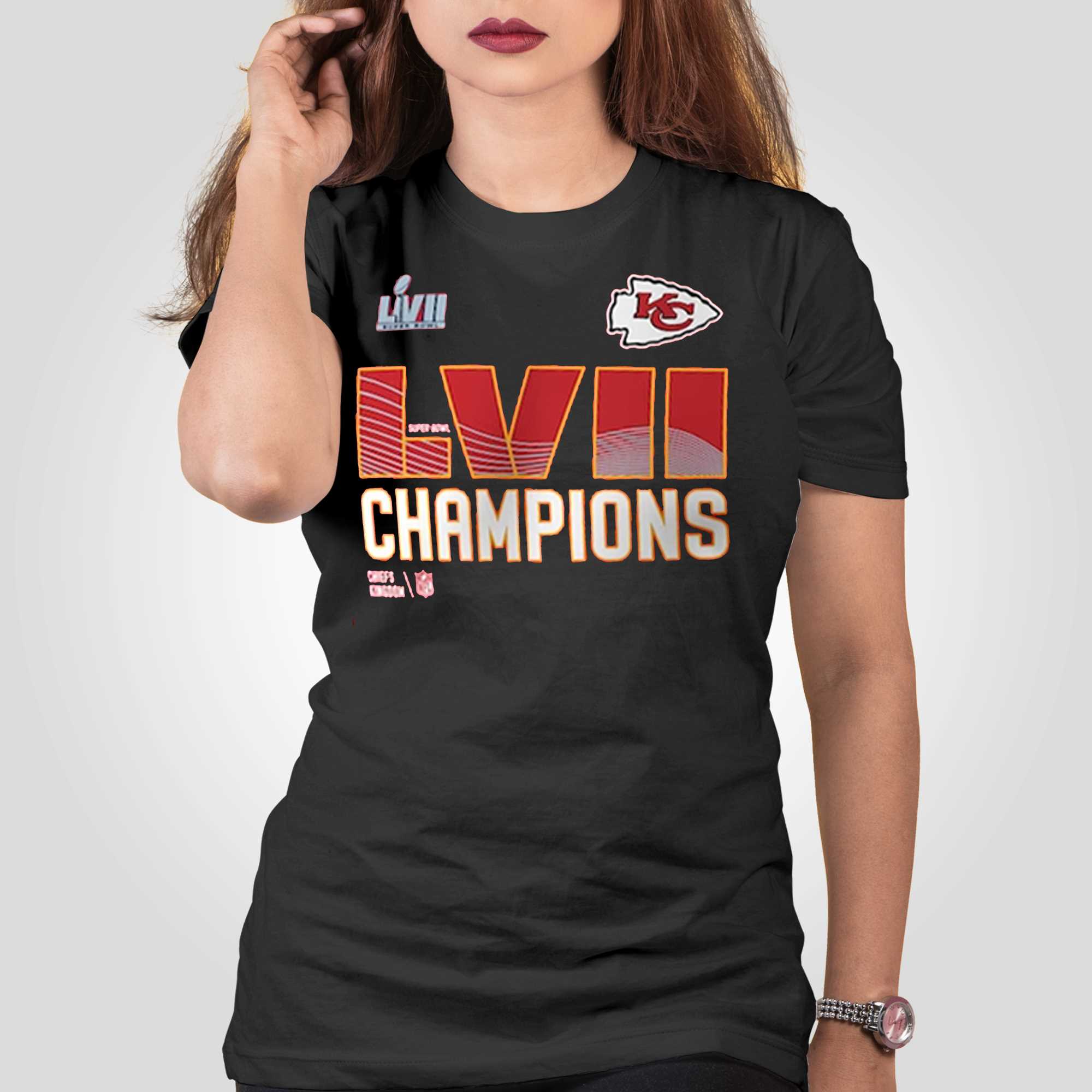 Official Kansas City Chiefs Super Bowl Lvii T-shirt - Bluecat