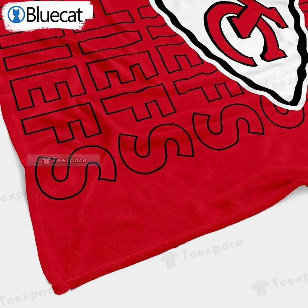 Kansas City Chiefs Typesetting Blanket Chiefs Gift 