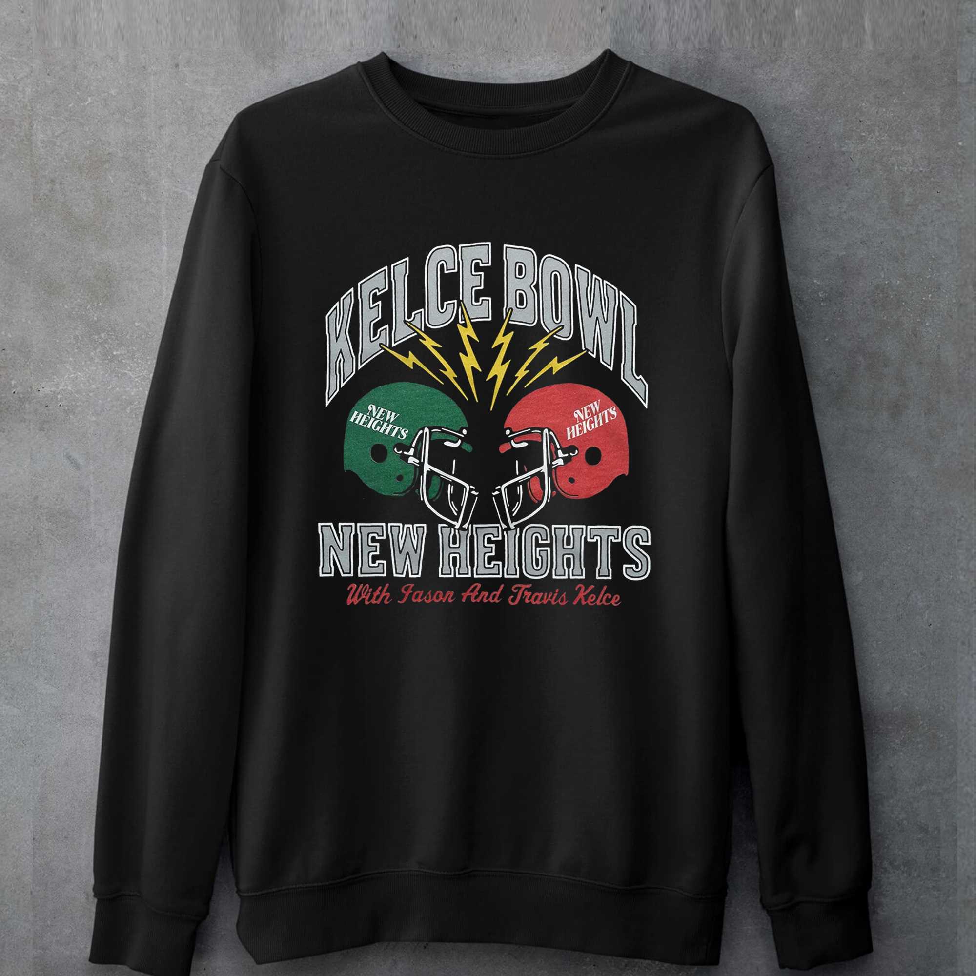 Kelce Bowl New Heights With Jason And Travis Kelce Shirt 