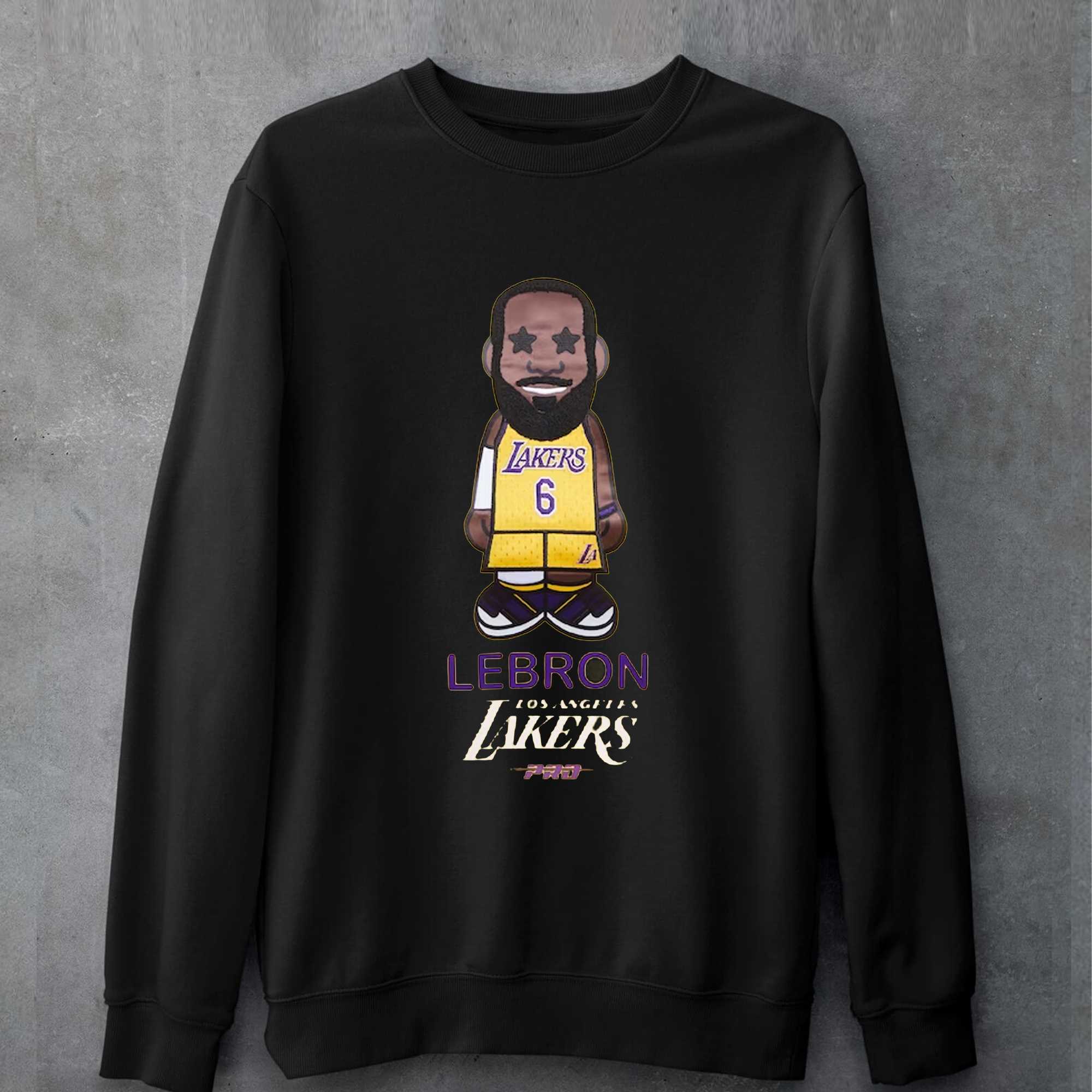 Lebron James Los Angeles Lakers Pro Standard 6 Caricature T-shirt 