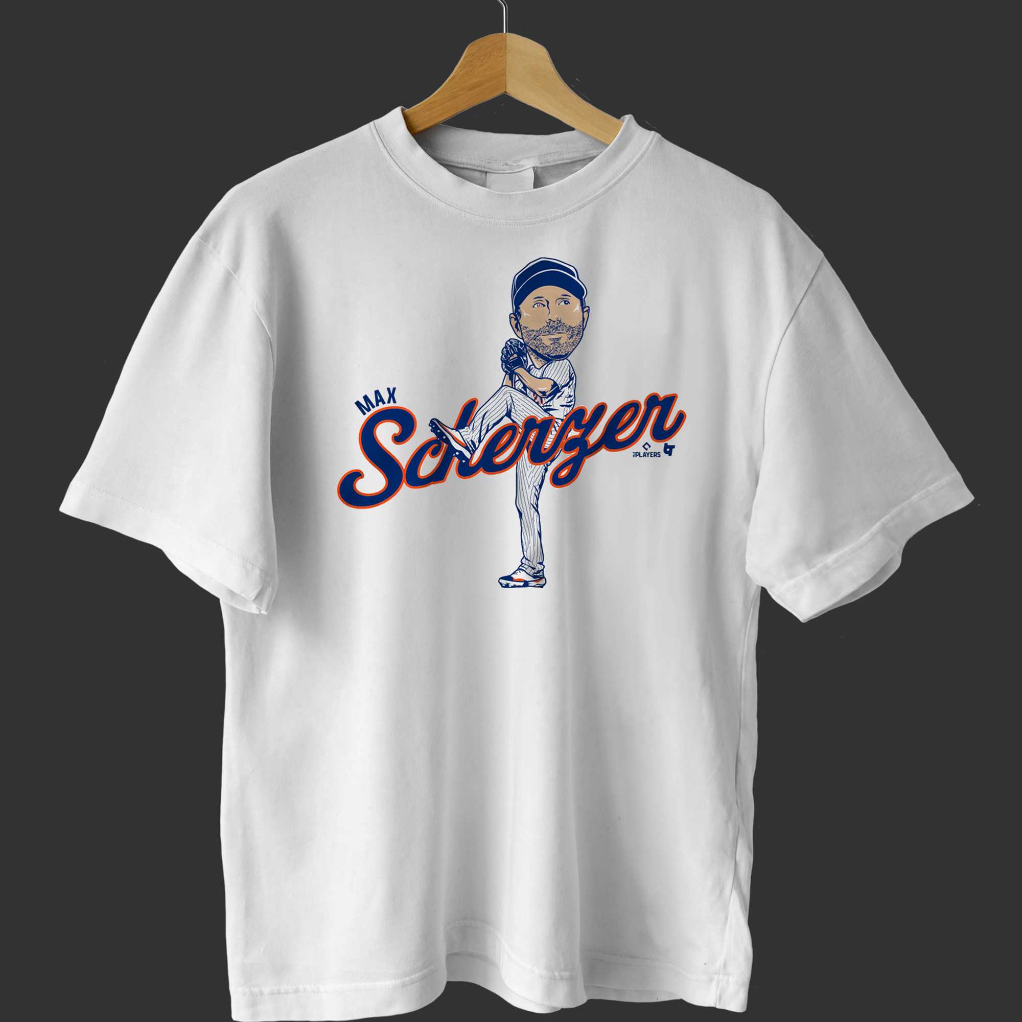 Max Scherzer Caricature New York T-shirt - Shibtee Clothing