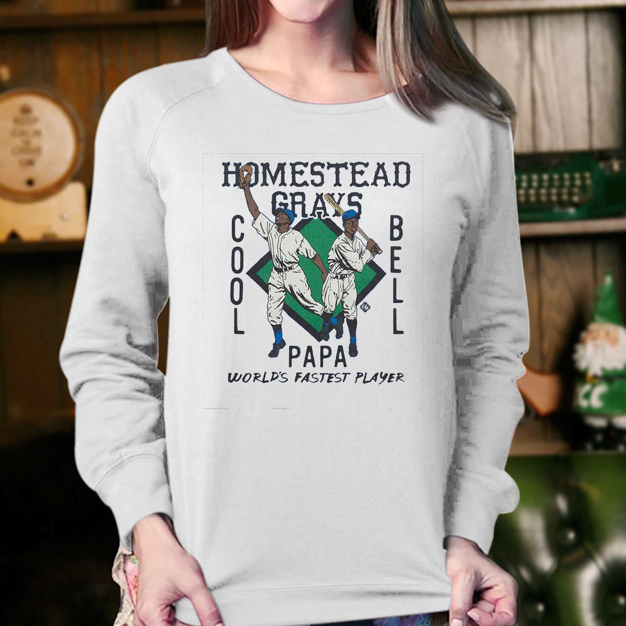 Homestead Grays Cool Papa Bell T-shirt 