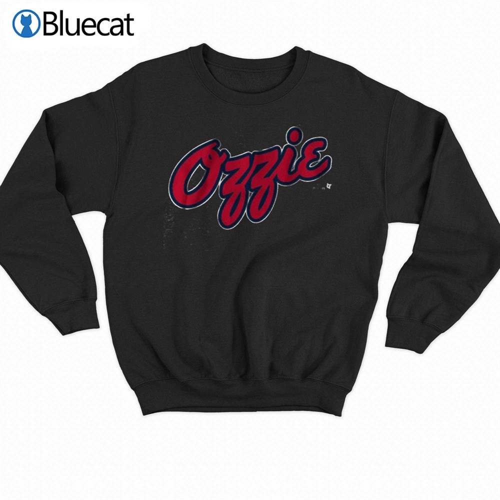 Ozzie Albies Atlanta Text T-shirt - Shibtee Clothing