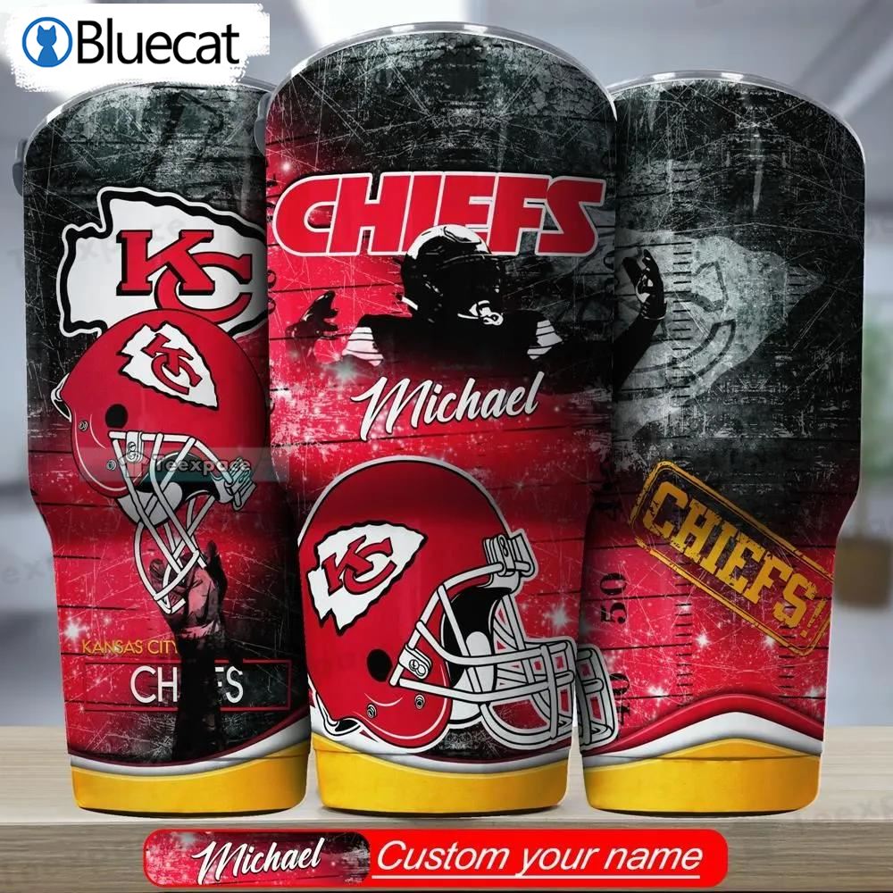Personalized Name Chiefs Great Gift Fan Tumbler 