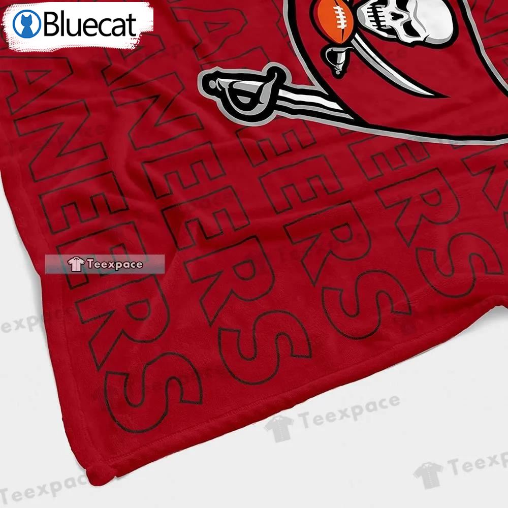 Red Tampa Bay Buccaneers Fuzzy Blanket 