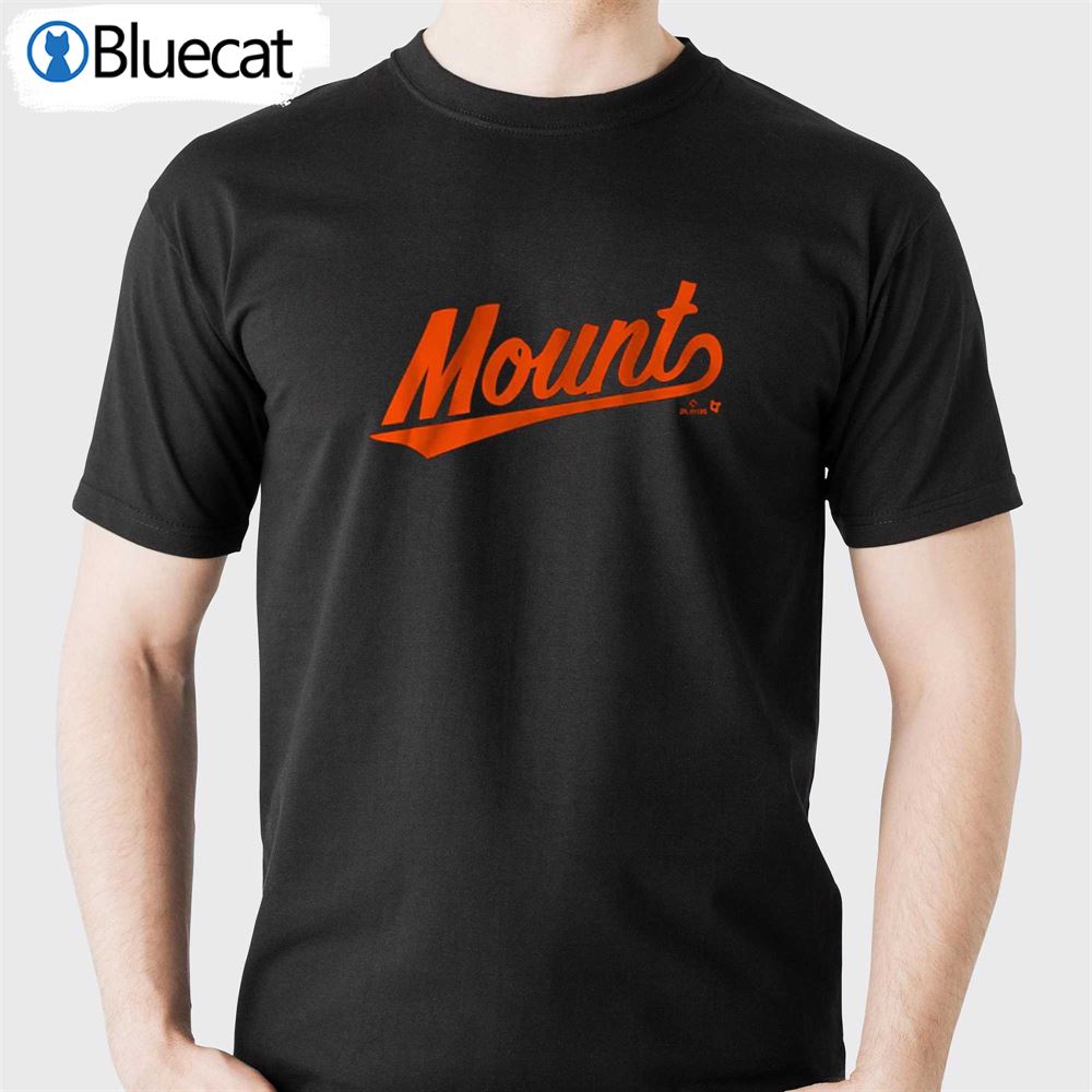 Ryan Mountcastle Baltimore Text T-shirt - Bluecat