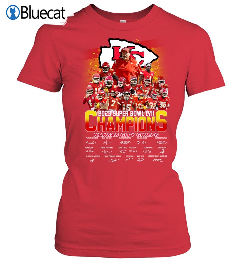 Official Kansas City Chiefs Super Bowl Lvii T-shirt - Bluecat