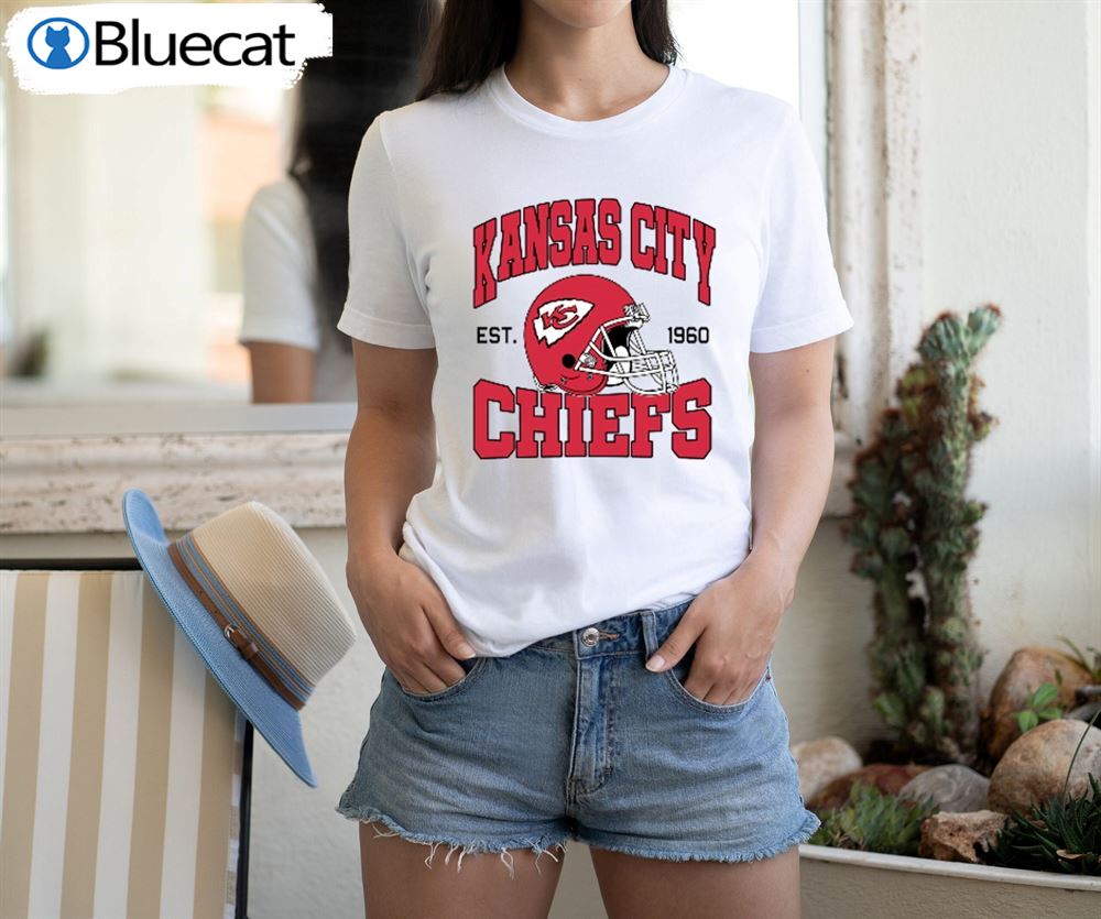 Vintage Kansas City Football Est 1960 Shirt - Bluecat