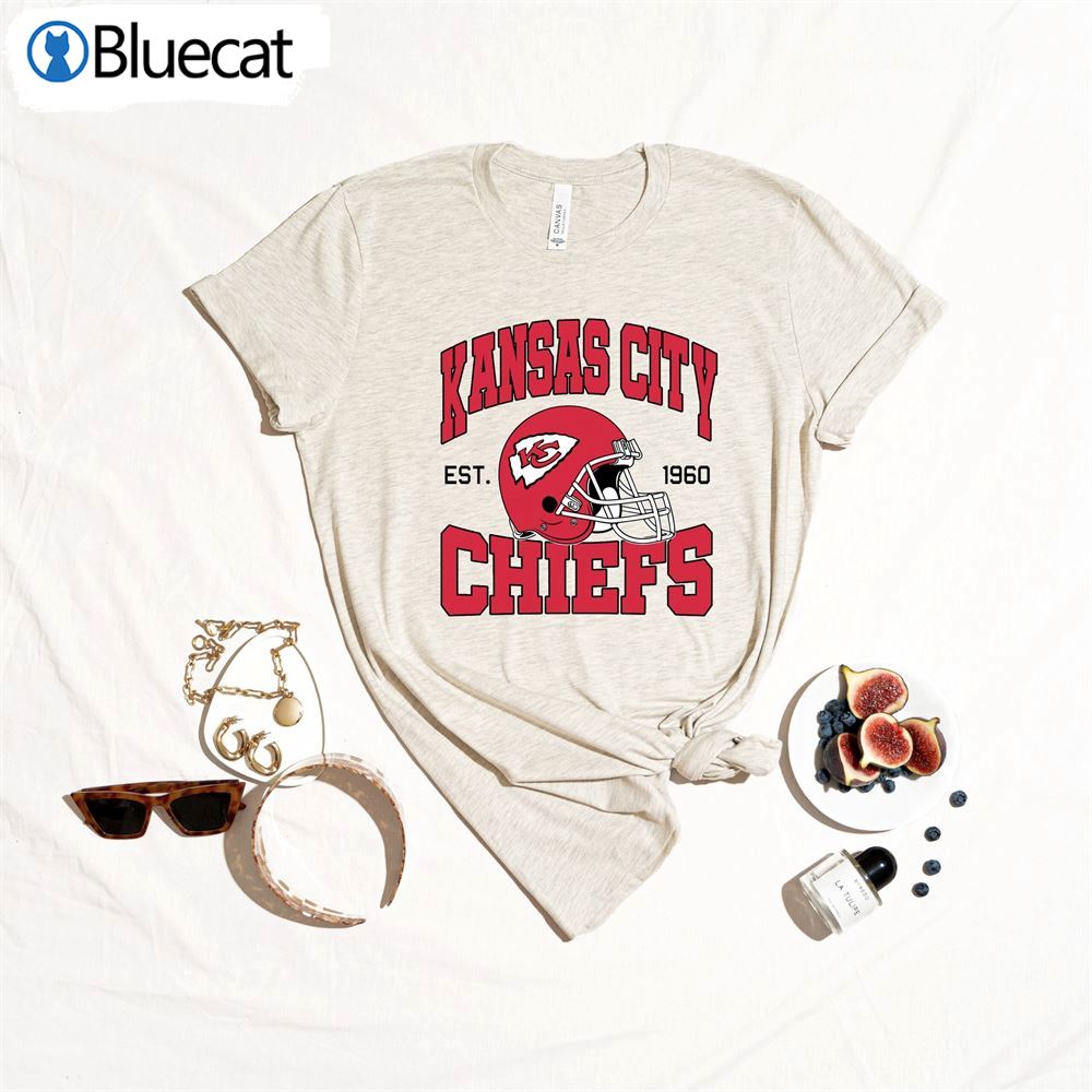 Vintage Kansas City Football Est 1960 Shirt - Bluecat