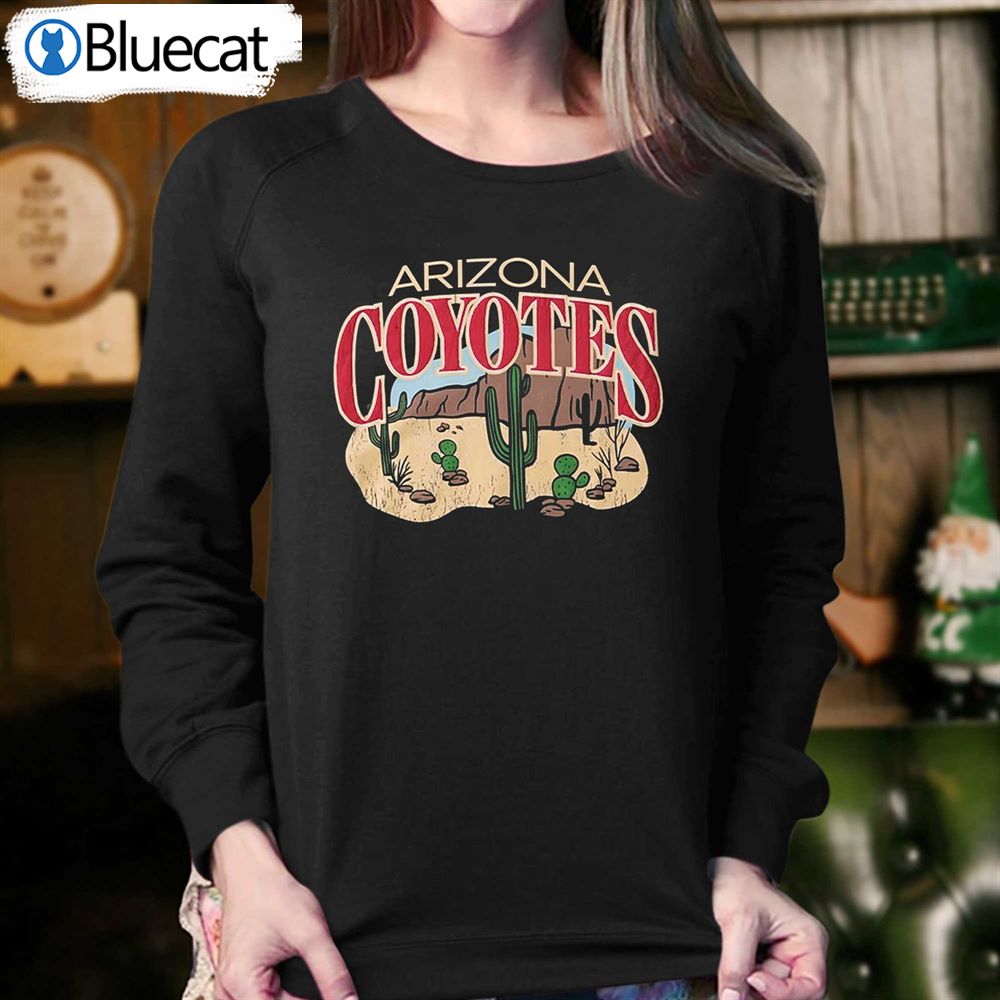 Arizona Coyotes Black Cacti T-shirt 