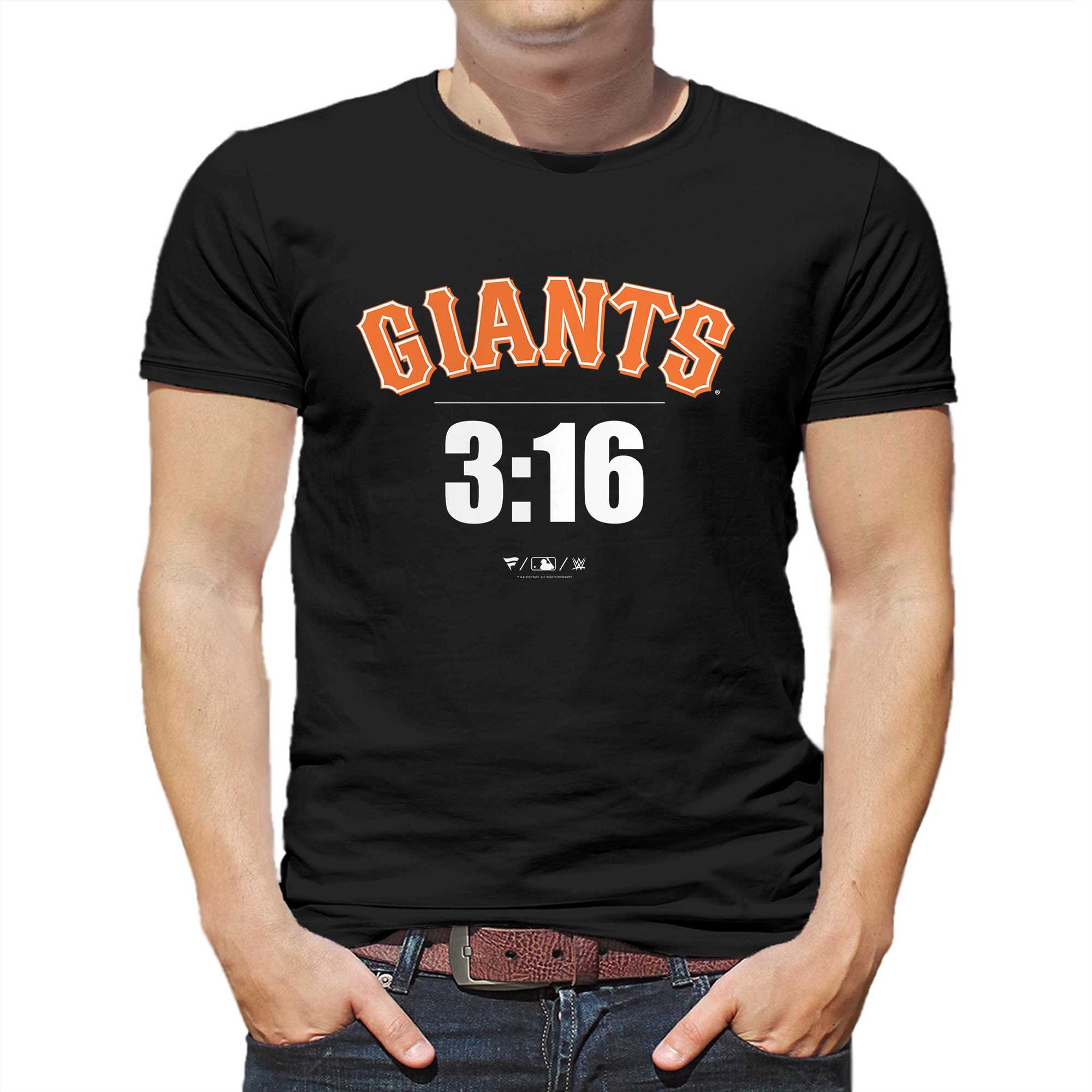 San Francisco Giants Fanatics Branded Women's Logo Fitted T-Shirt - Black