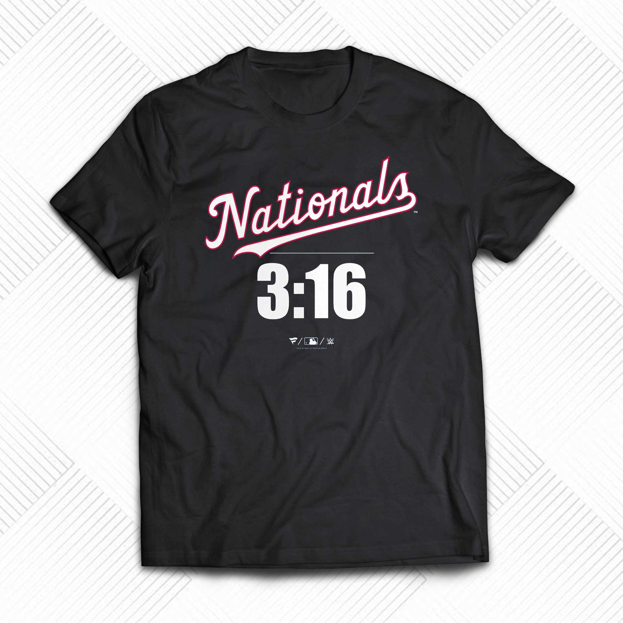 Stone Cold Steve Austin Washington Nationals Fanatics Branded 3:16 T-shirt