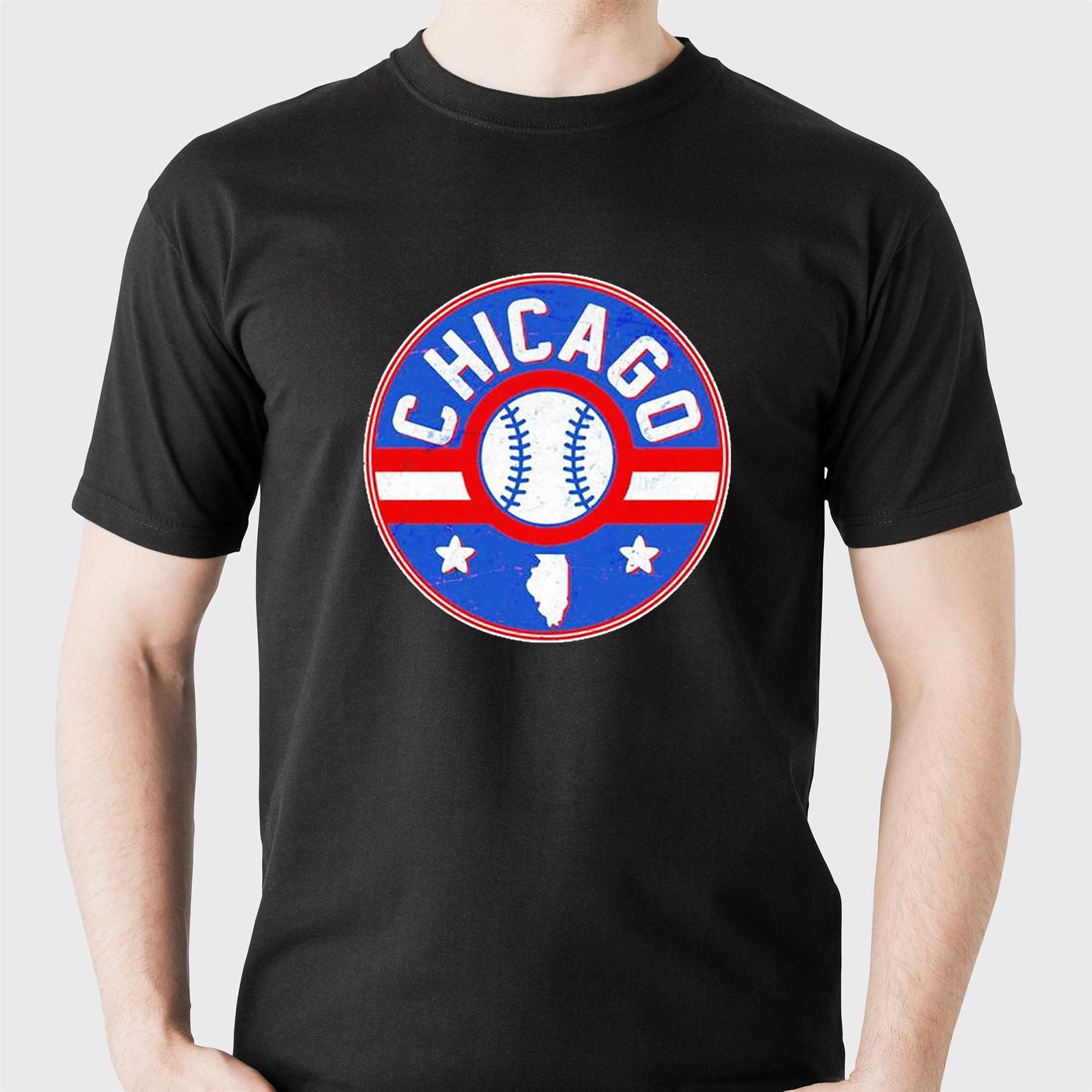 Vintage Chicago Baseball Emblem Shirt - Shibtee Clothing