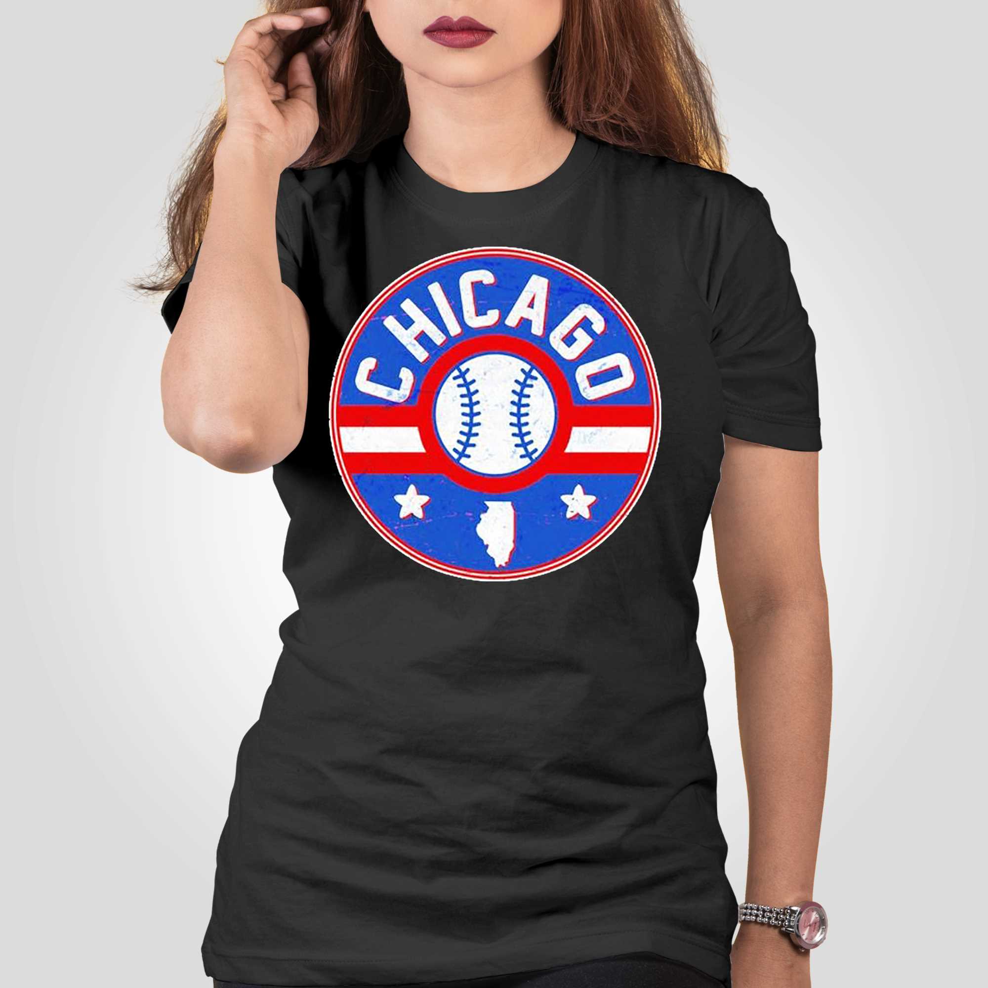 Vintage Chicago Baseball Emblem Shirt - Shibtee Clothing