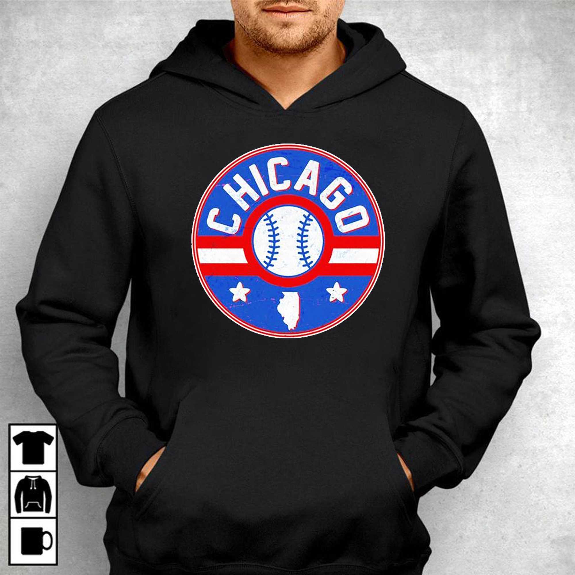 Vintage Chicago Baseball Emblem Shirt - Shibtee Clothing