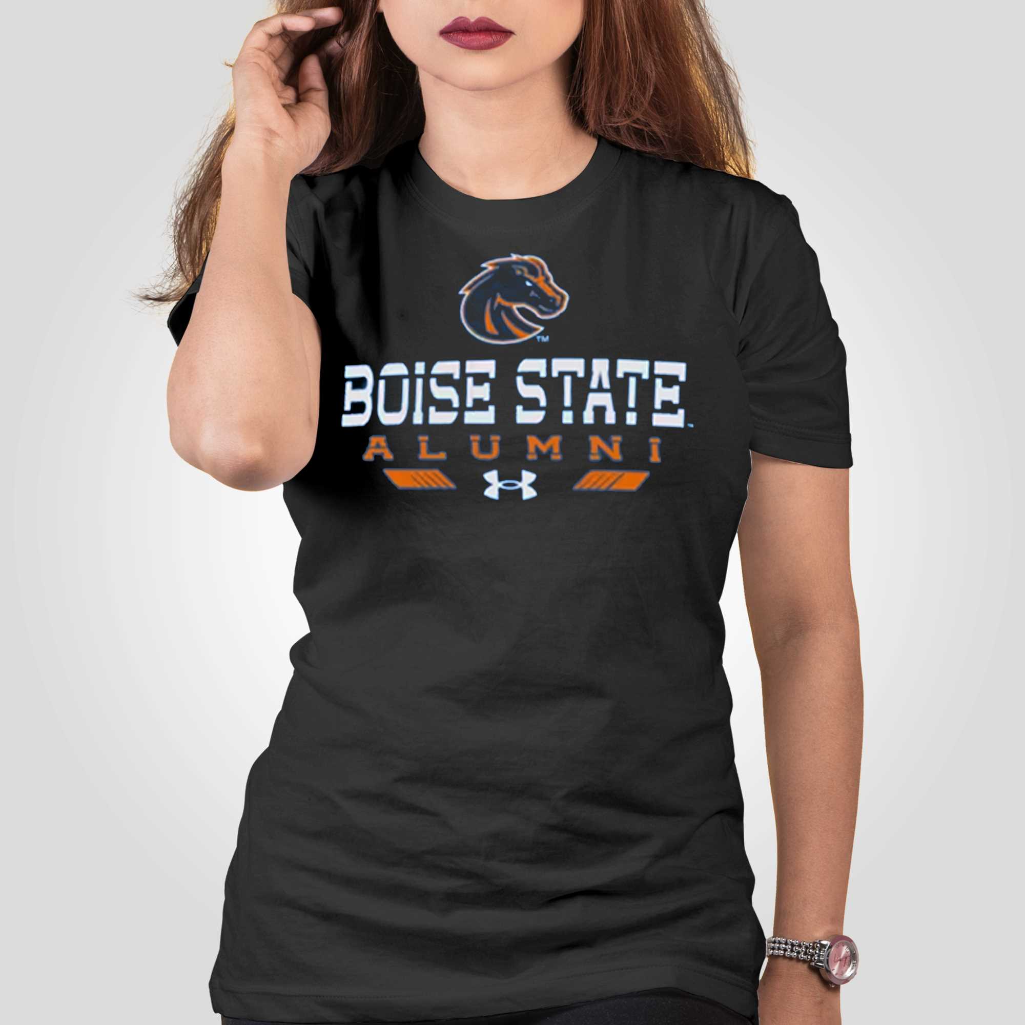 Youth Gray Boise State Broncos Logo Comfort Colors T-Shirt