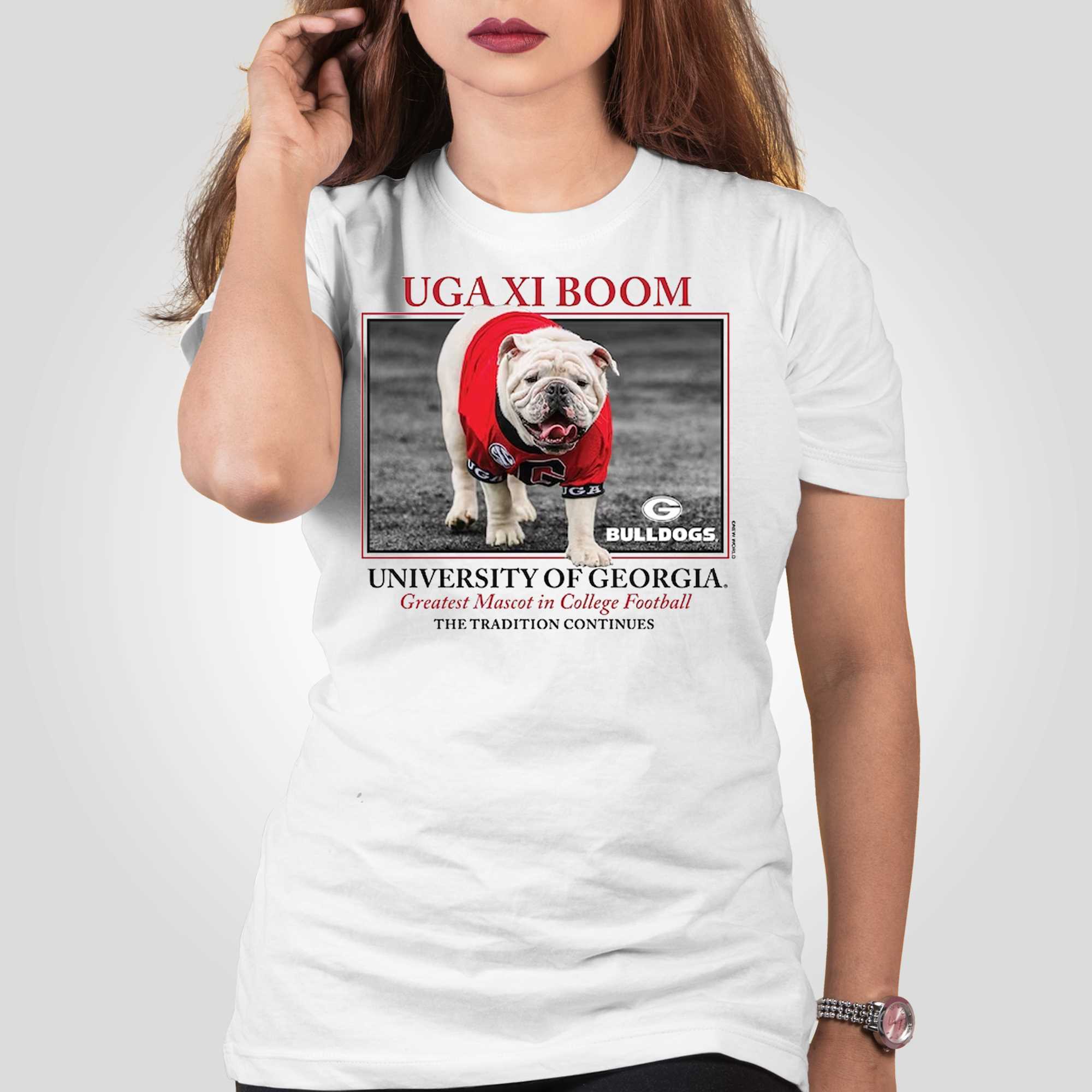 Georgia Bulldogs Uga Xi Boom T-shirt - Shibtee Clothing