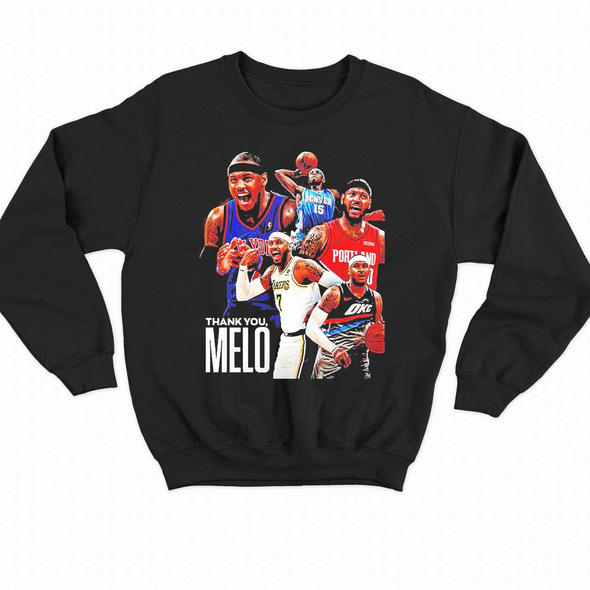 After 19 Seasons In The Nba Carmelo Anthony Has Retired Thank You For Everything Shirt 