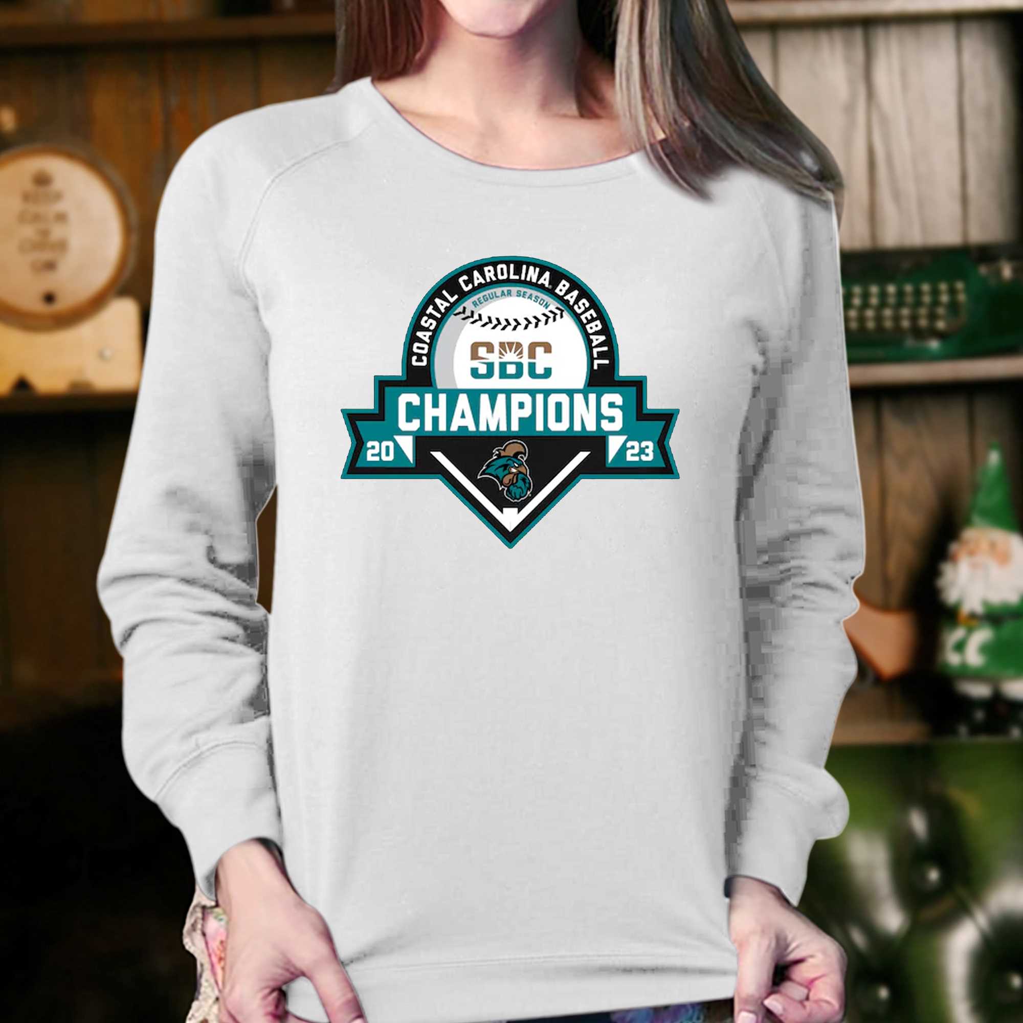 Coastal Carolina Chanticleers 2023 Sun Belt Baseball Regular Season Champions T-shirt 