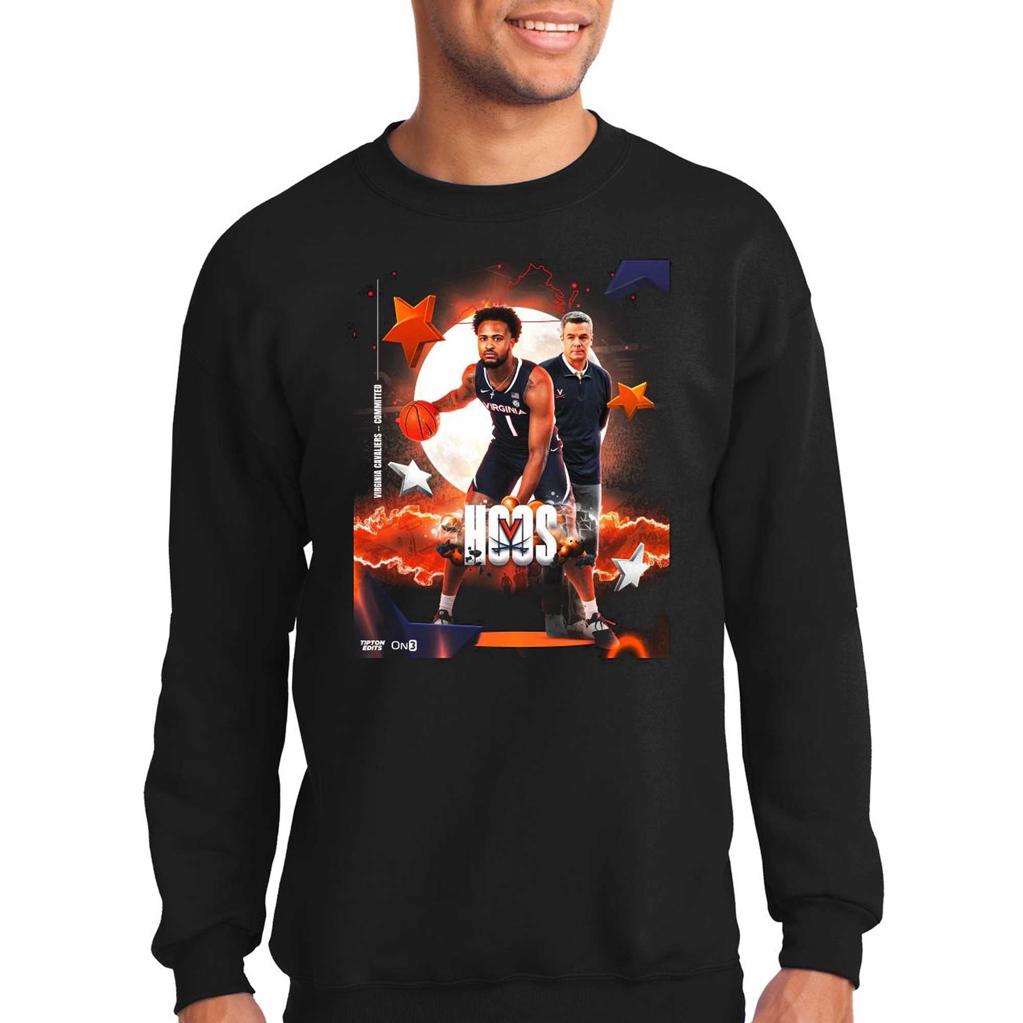 Design Jordan Minor Committed Virginia Cavaliers Mens Basketball T-shirt 