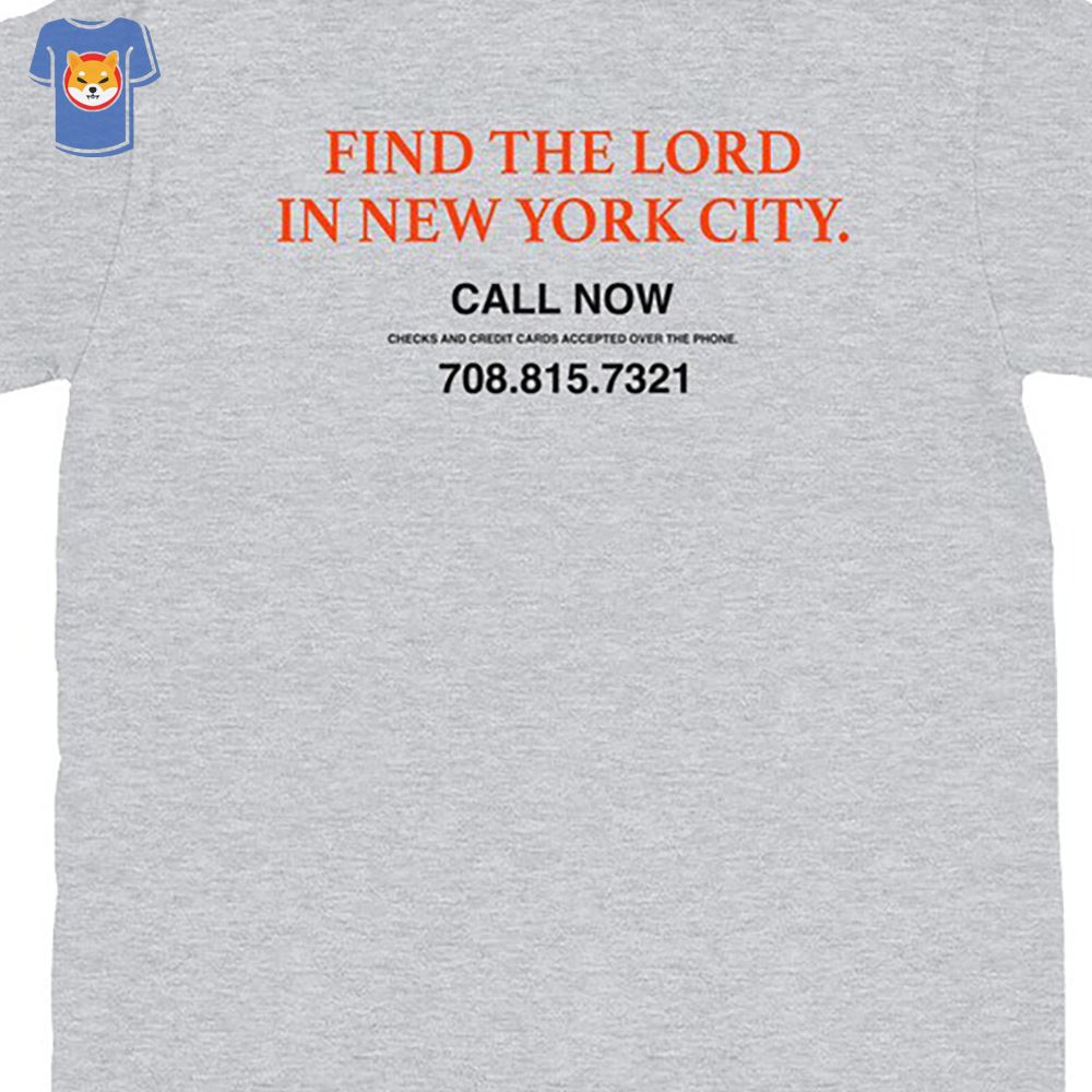 jacob hurley bongiovi find the lord in new york city call now shirt 1