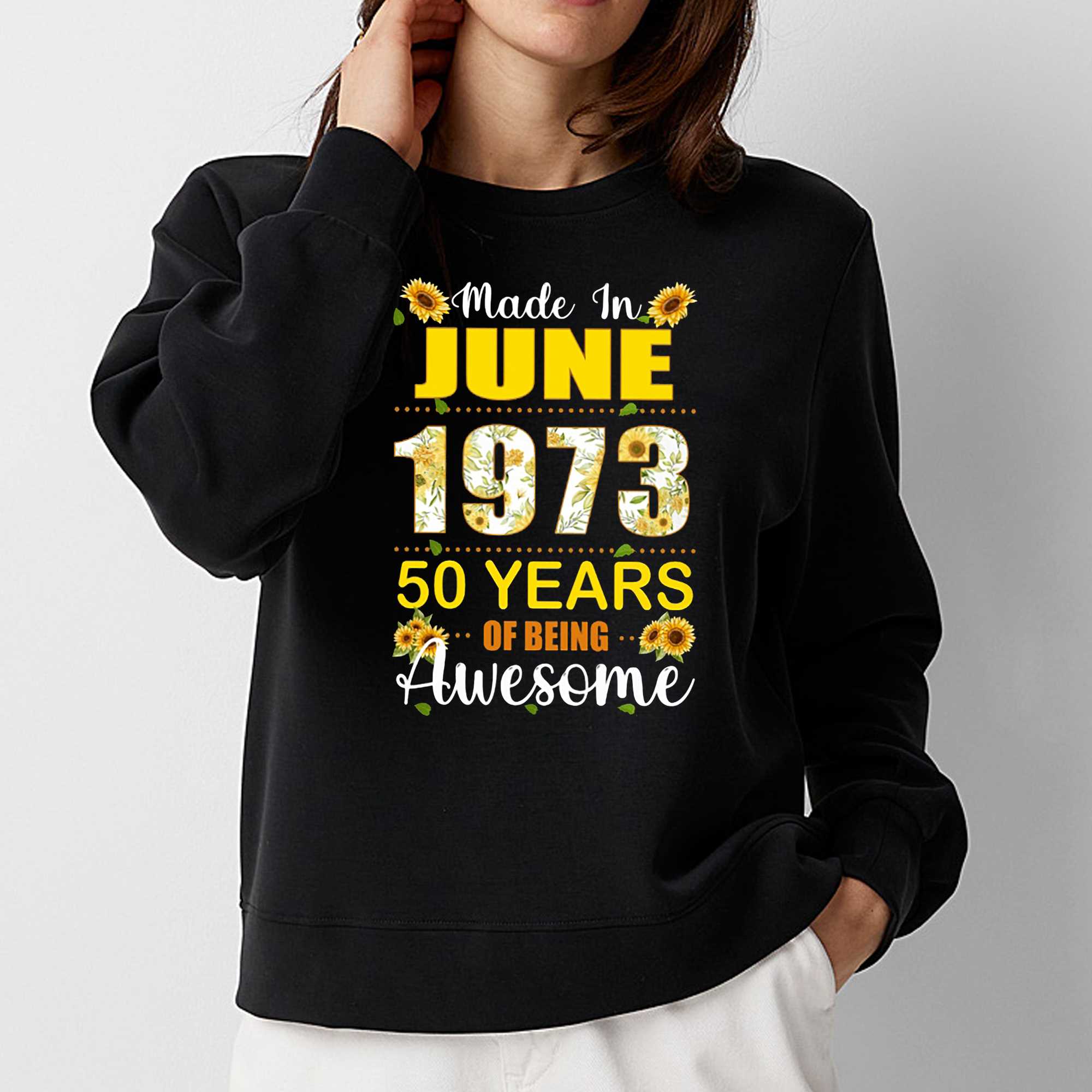 Made In June 1973 50 Years Of Being Awesome Shirt 
