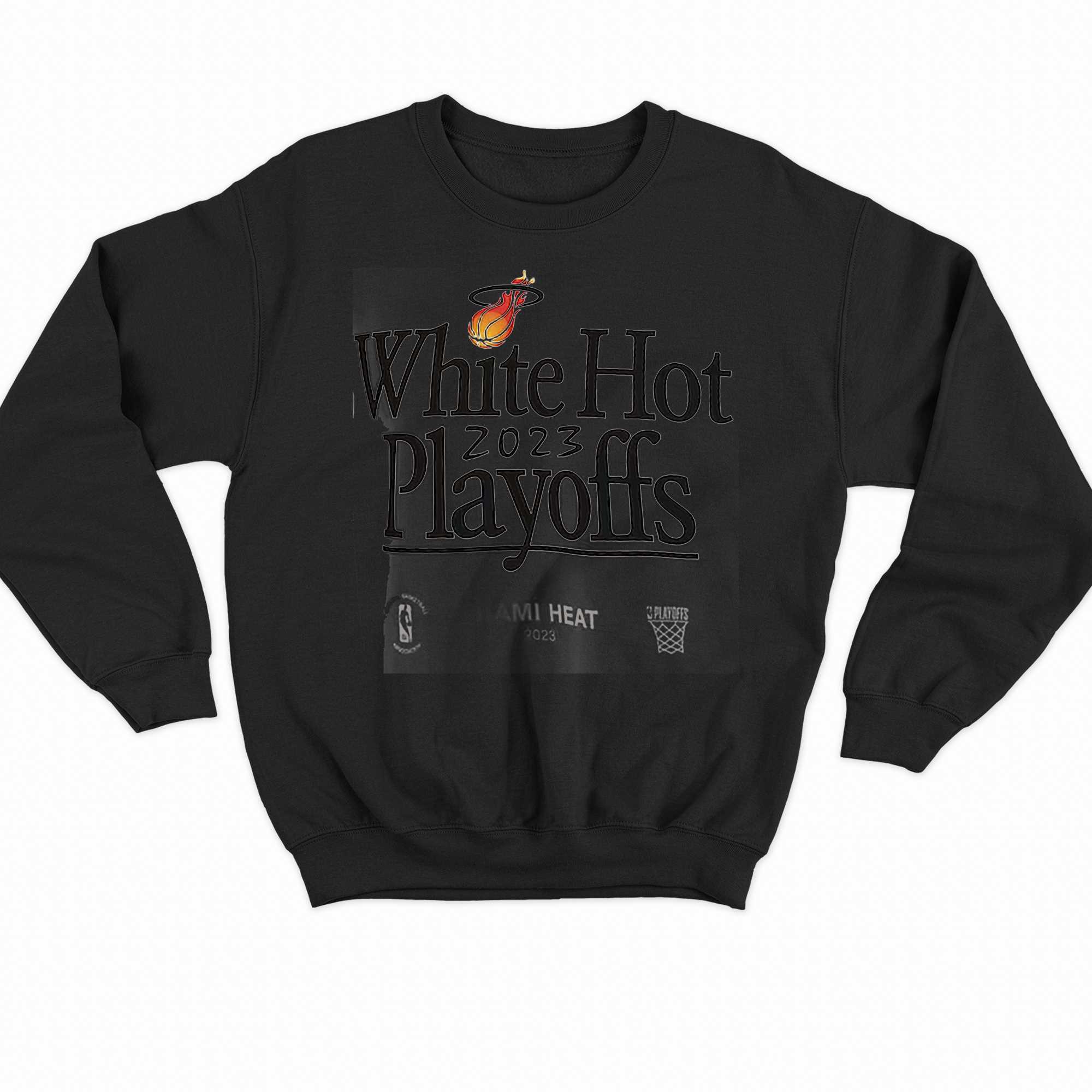 Miami Heat white hot playoff 2023 shirt, hoodie, sweater, long