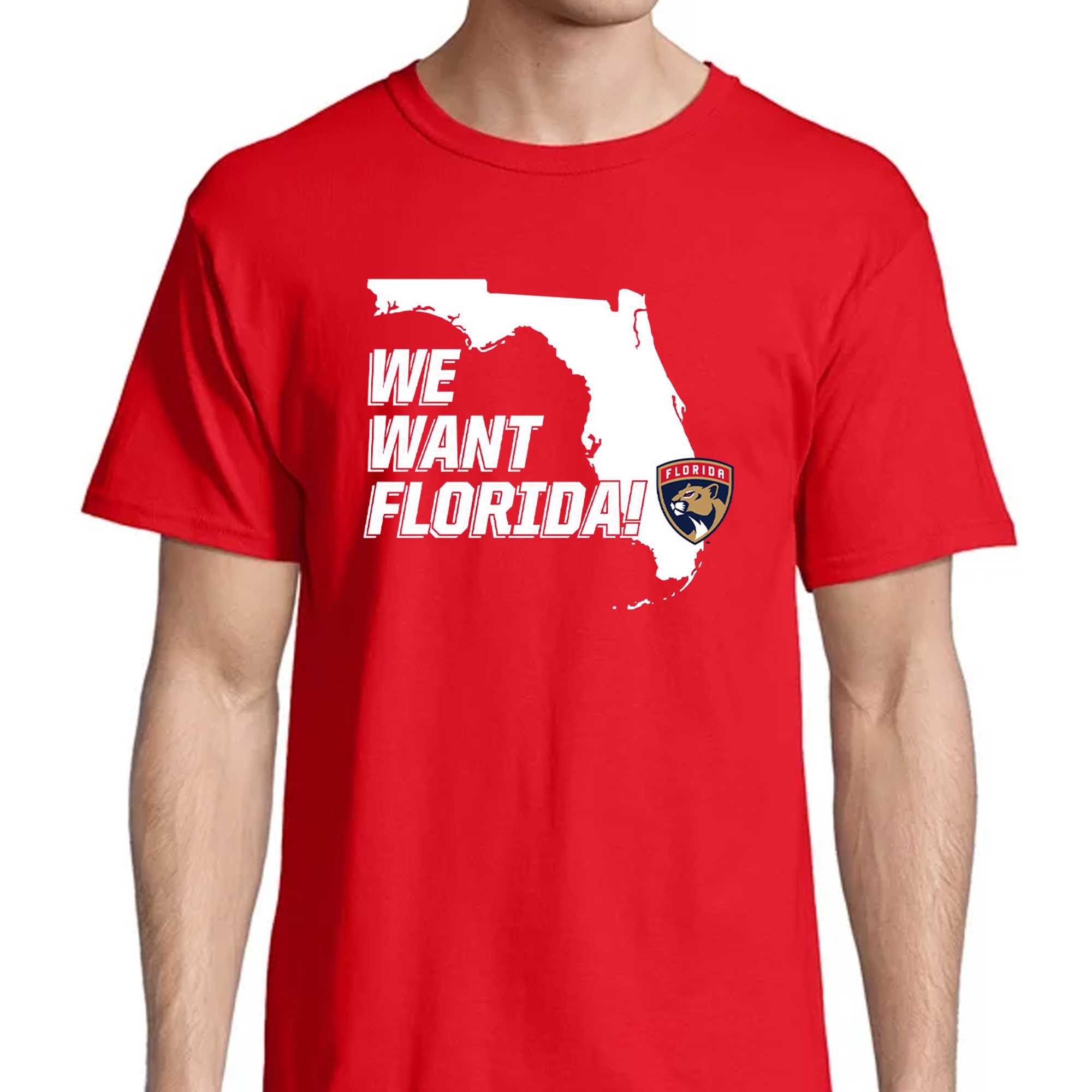 official we want florida t shirt
