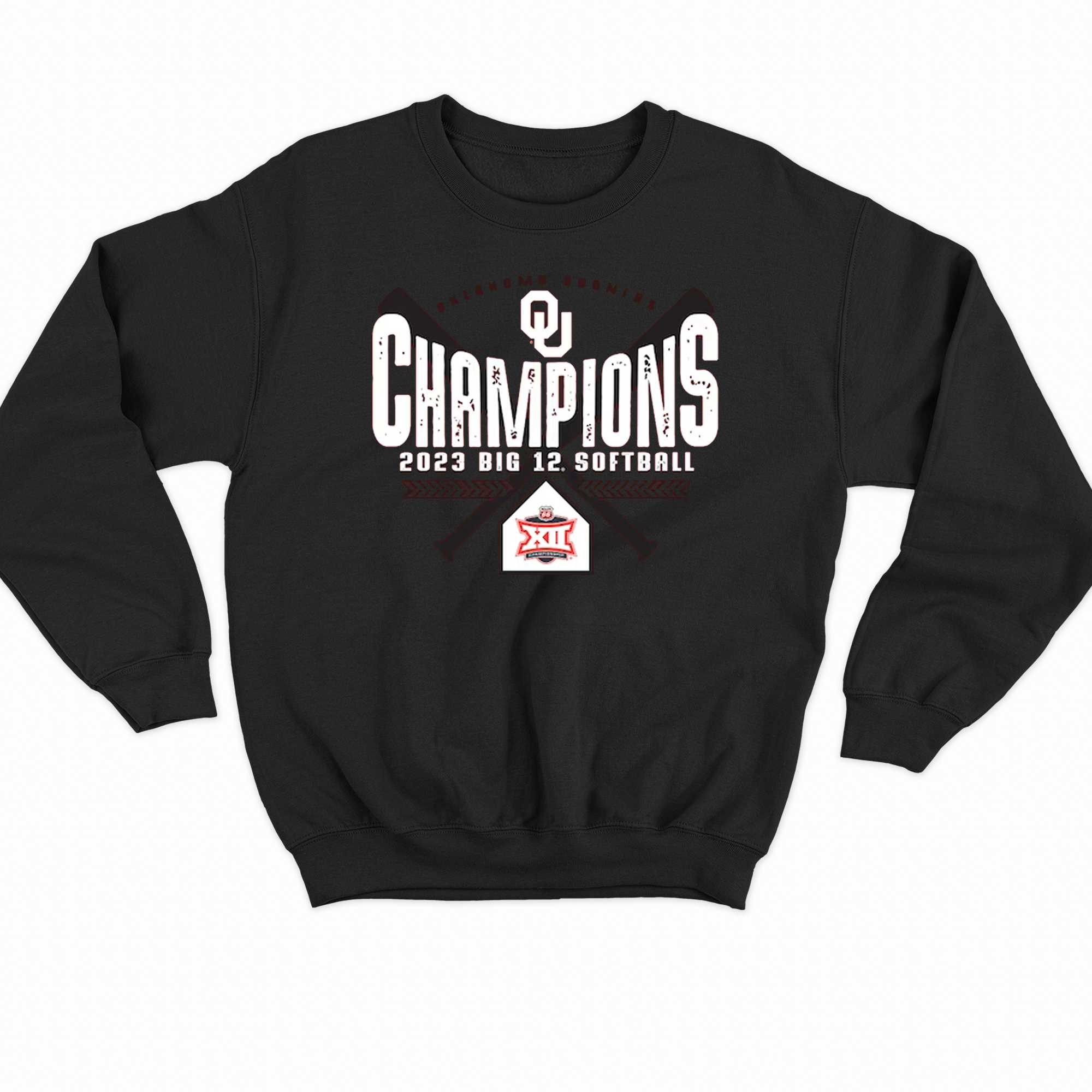 Oklahoma Sooners 2023 Ncaa Big 12 Softball Conference Tournament Champions Locker Room T-shirt 