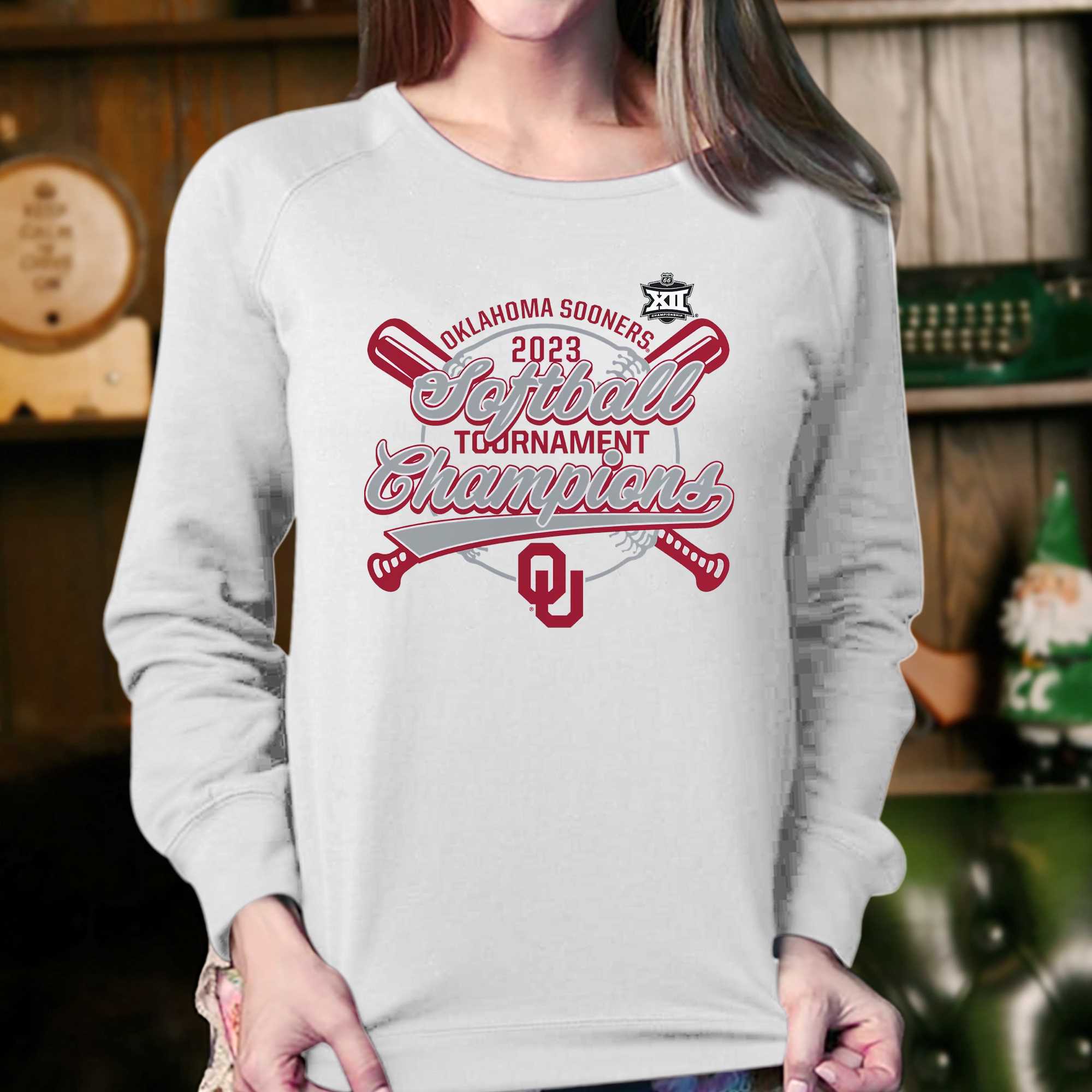 Oklahoma Sooners 2023 Ncaa Big 12 Softball Conference Tournament Champions T-shirt 