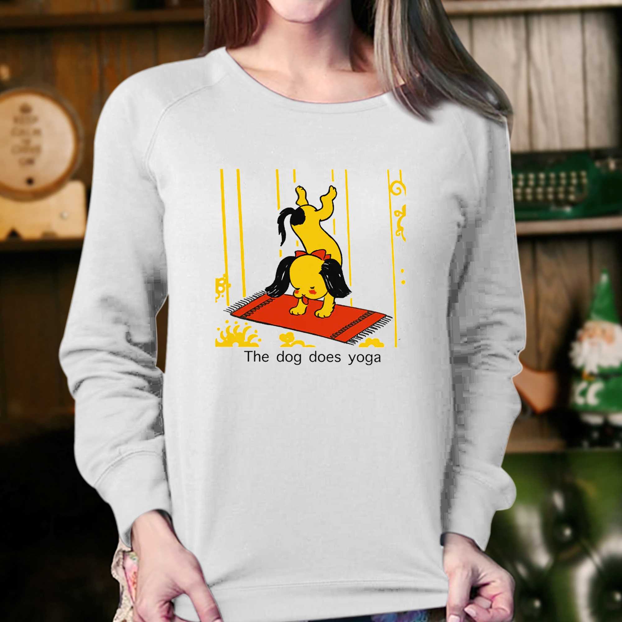 The Dog Does Yoga T-shirt 