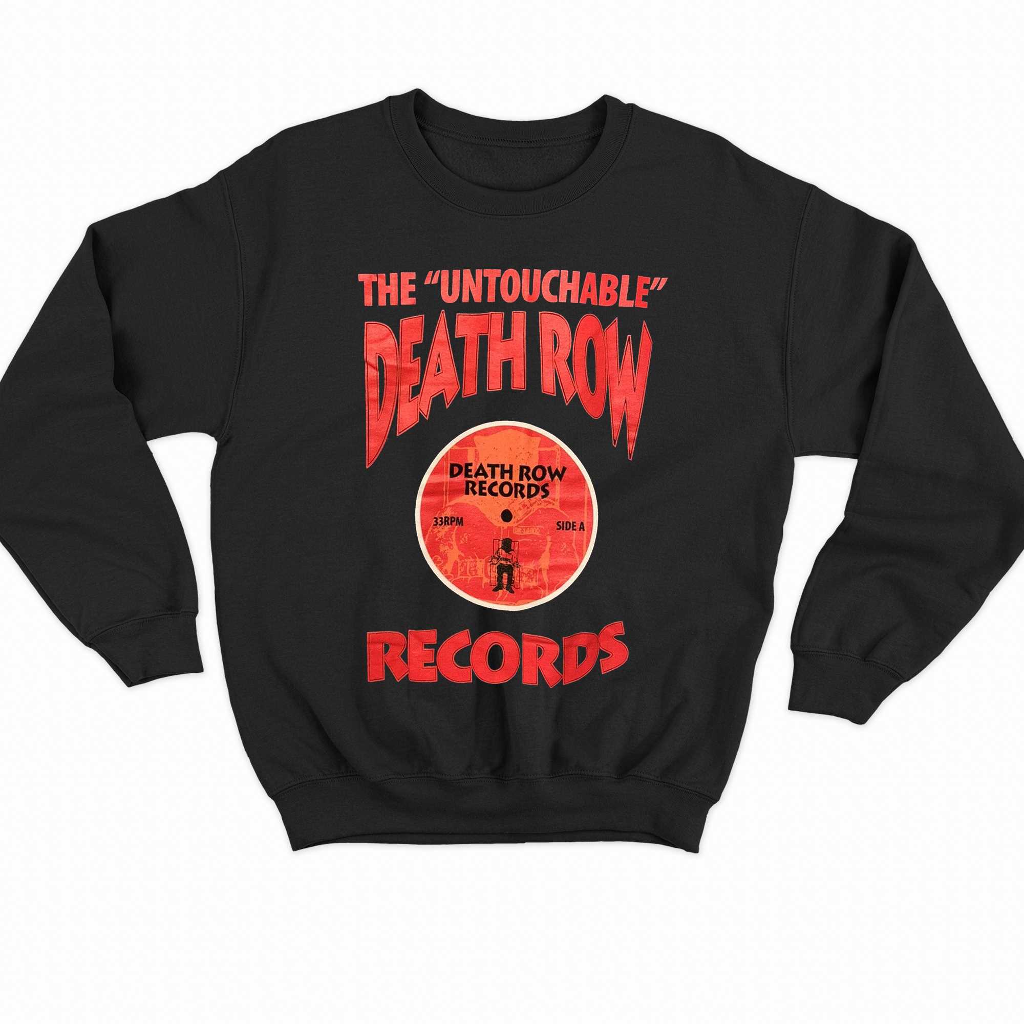 The Untouchable Death Row Records T Shirt Small Black Dr Dre Snoop Dogg 