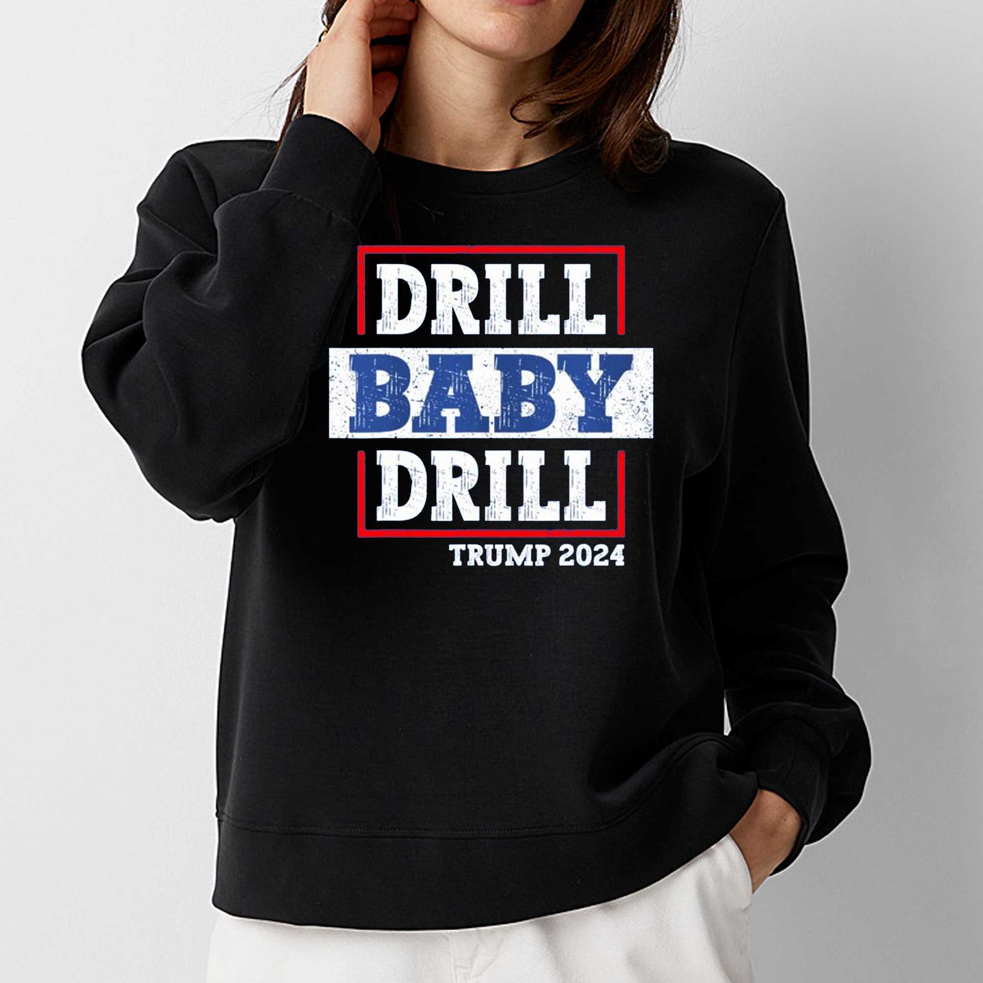 Trump 2024 Drill Baby Drill Kids T-shirt 