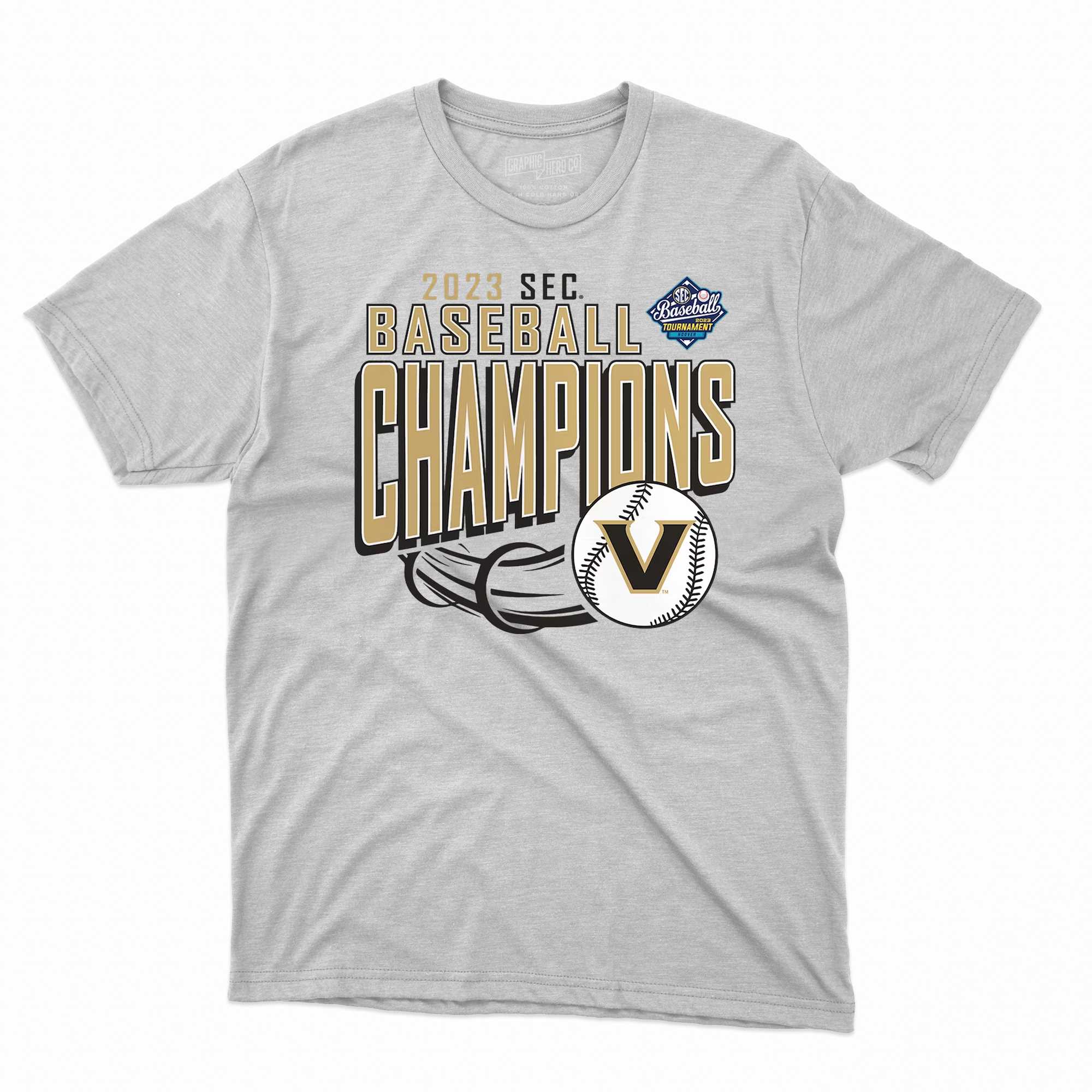 vanderbilt commodores 2023 sec baseball conference tournament champions t shirt 1 1