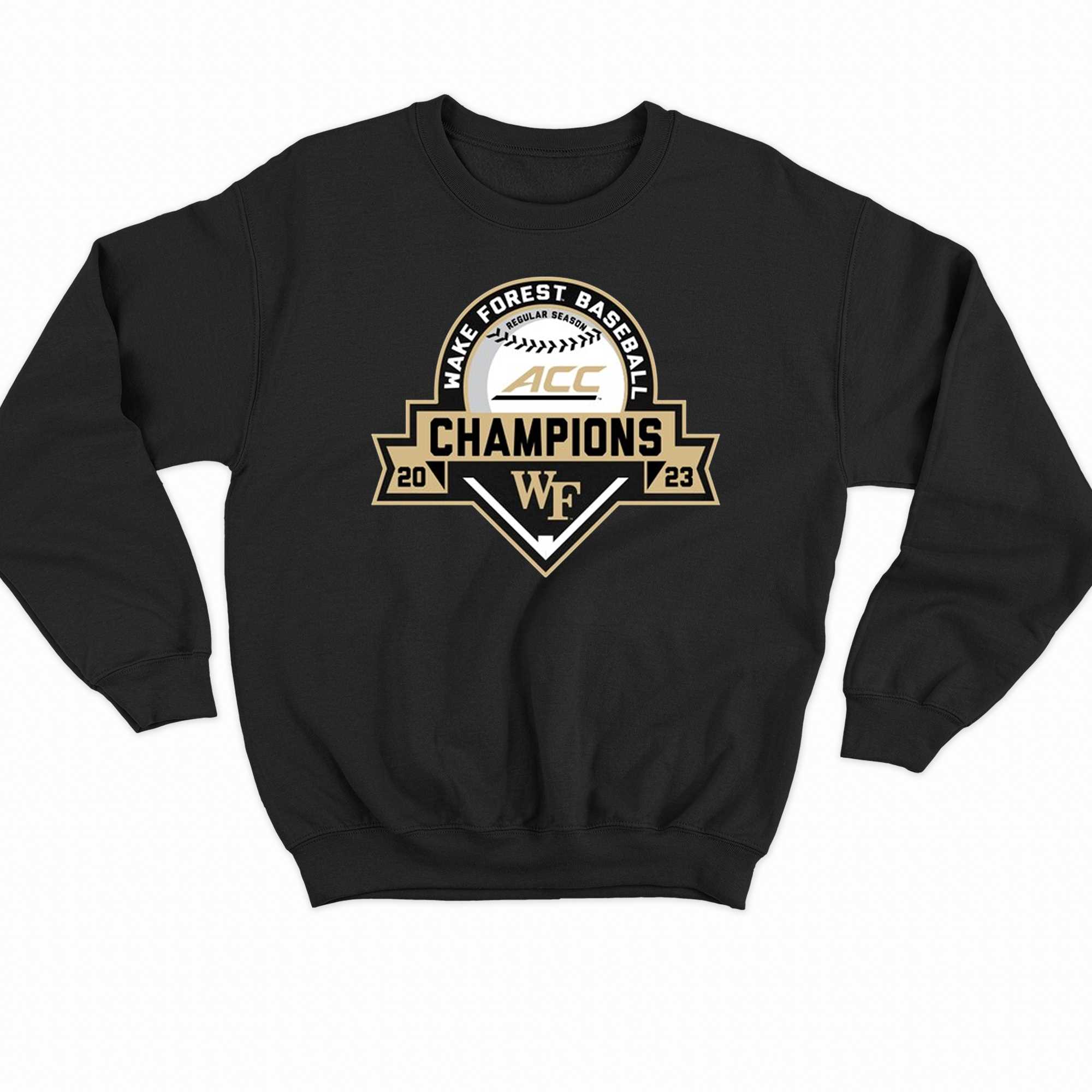 Wake Forest Demon Deacons 2023 Acc Baseball Regular Season Champions T-shirt 