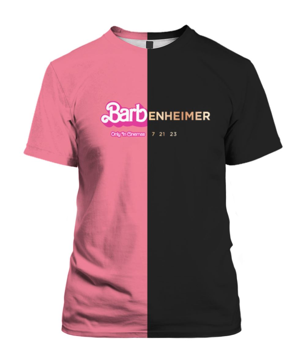 barbenheimer barbie x oppenheimer t shirt