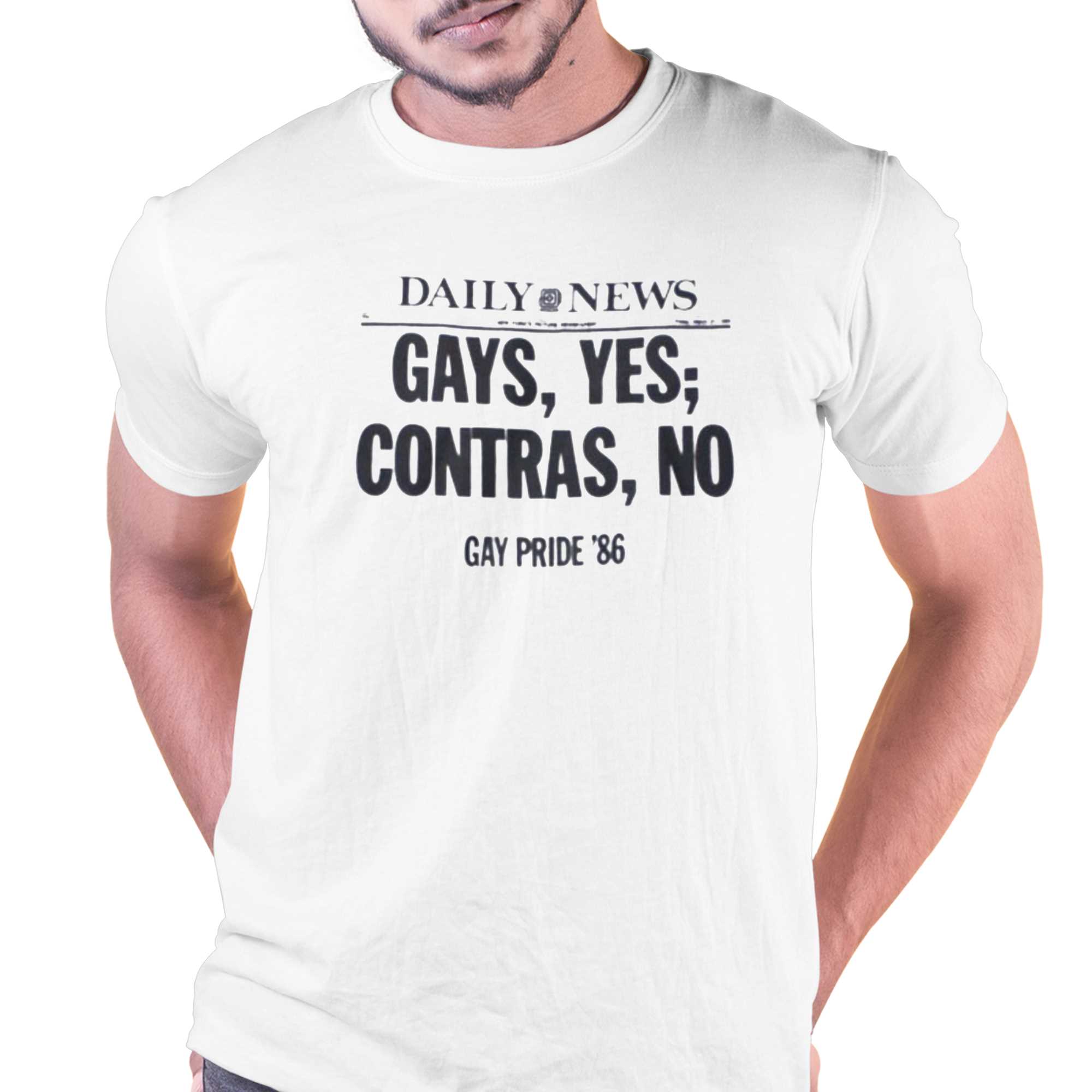 daily news gays yes contras no gay pride 86 shirt 1