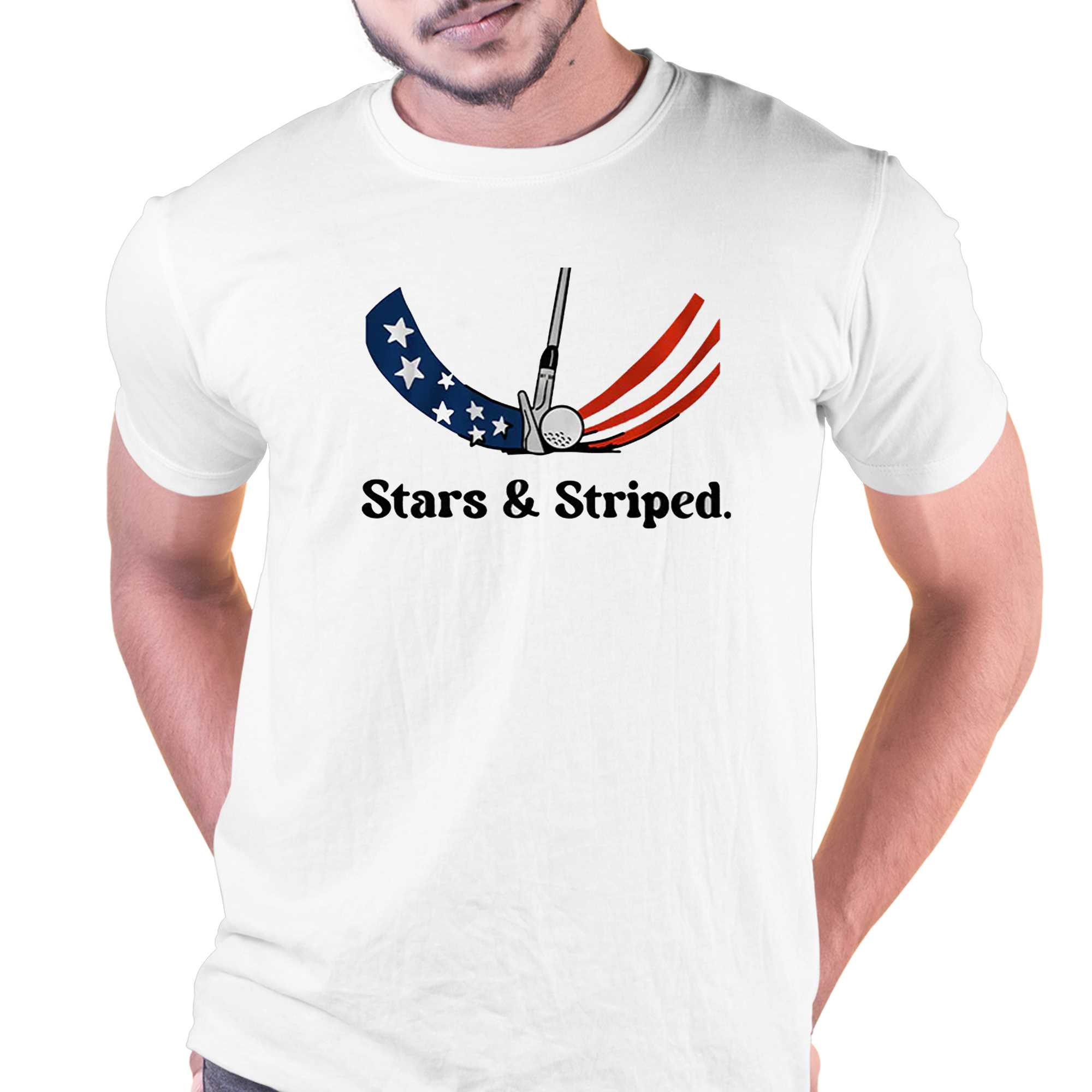 ground under repair stars striped t shirt 1