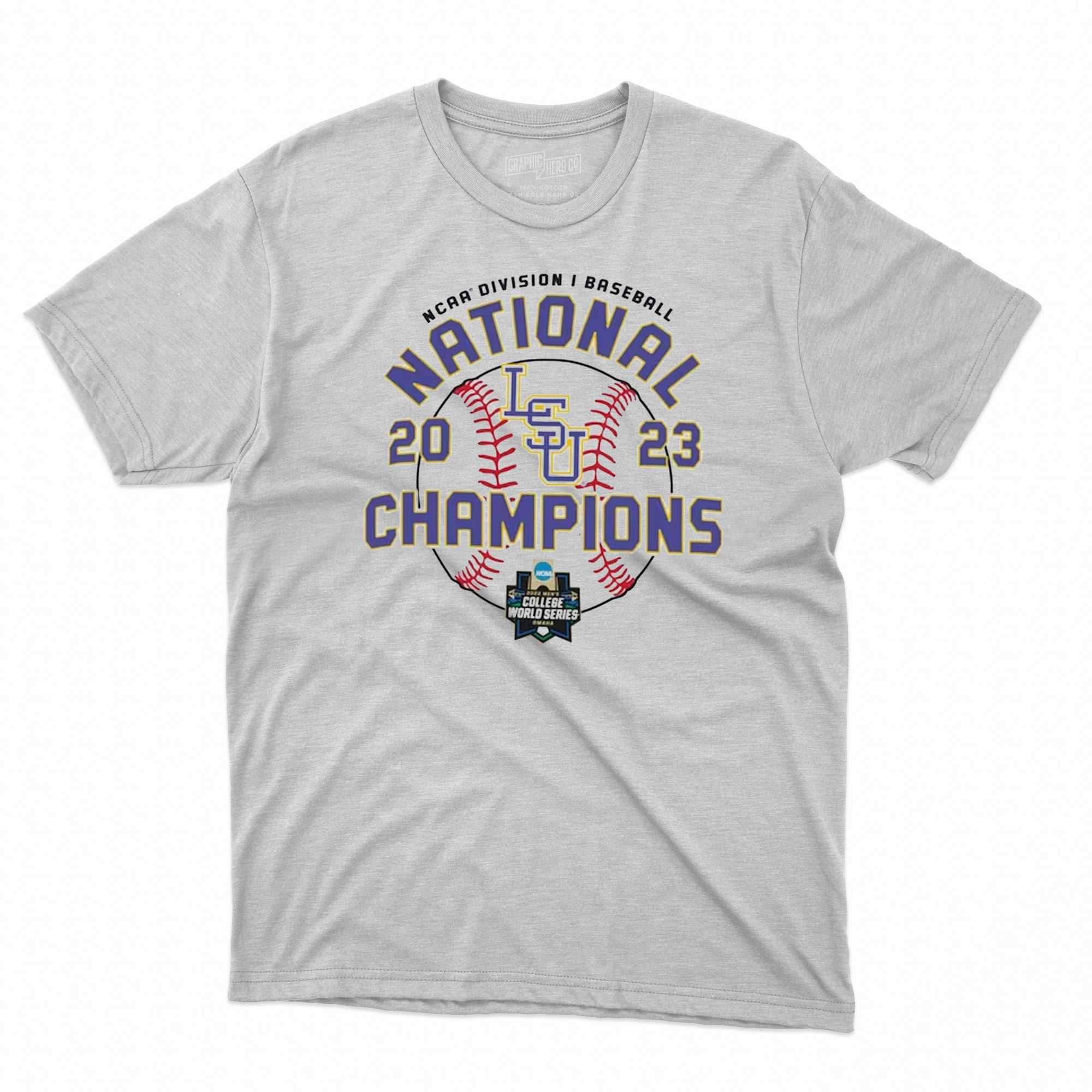 lsu tigers champion 2023 ncaa mens baseball college world series champions locker room t shirt 1 1