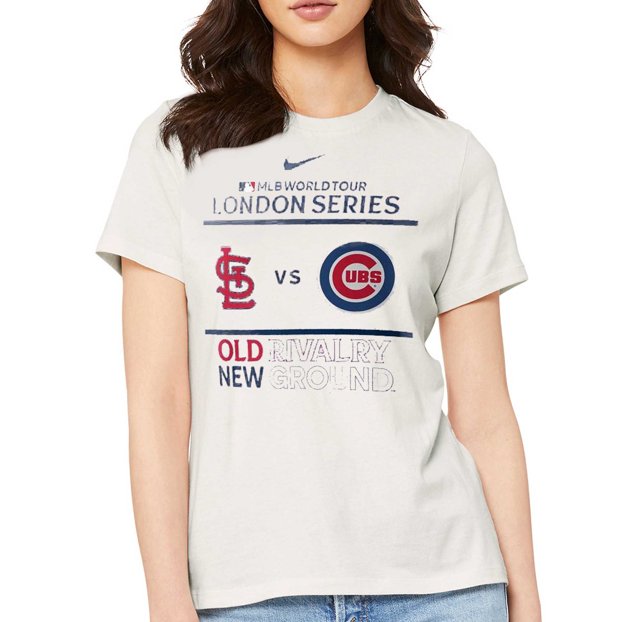 Nike Chicago Cubs Vs St Louis Cardinals 2023 Mlb World Tour London Series  Old Rivalry New Ground Shirt - Bluecat