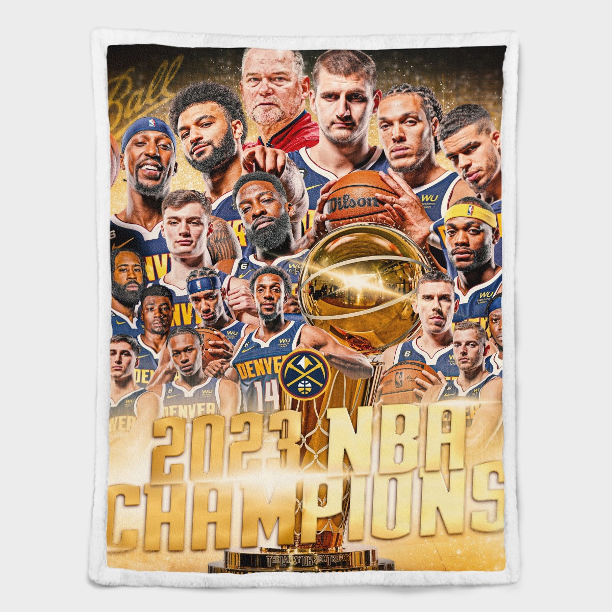 Official 2023 NBA Champions Blanket