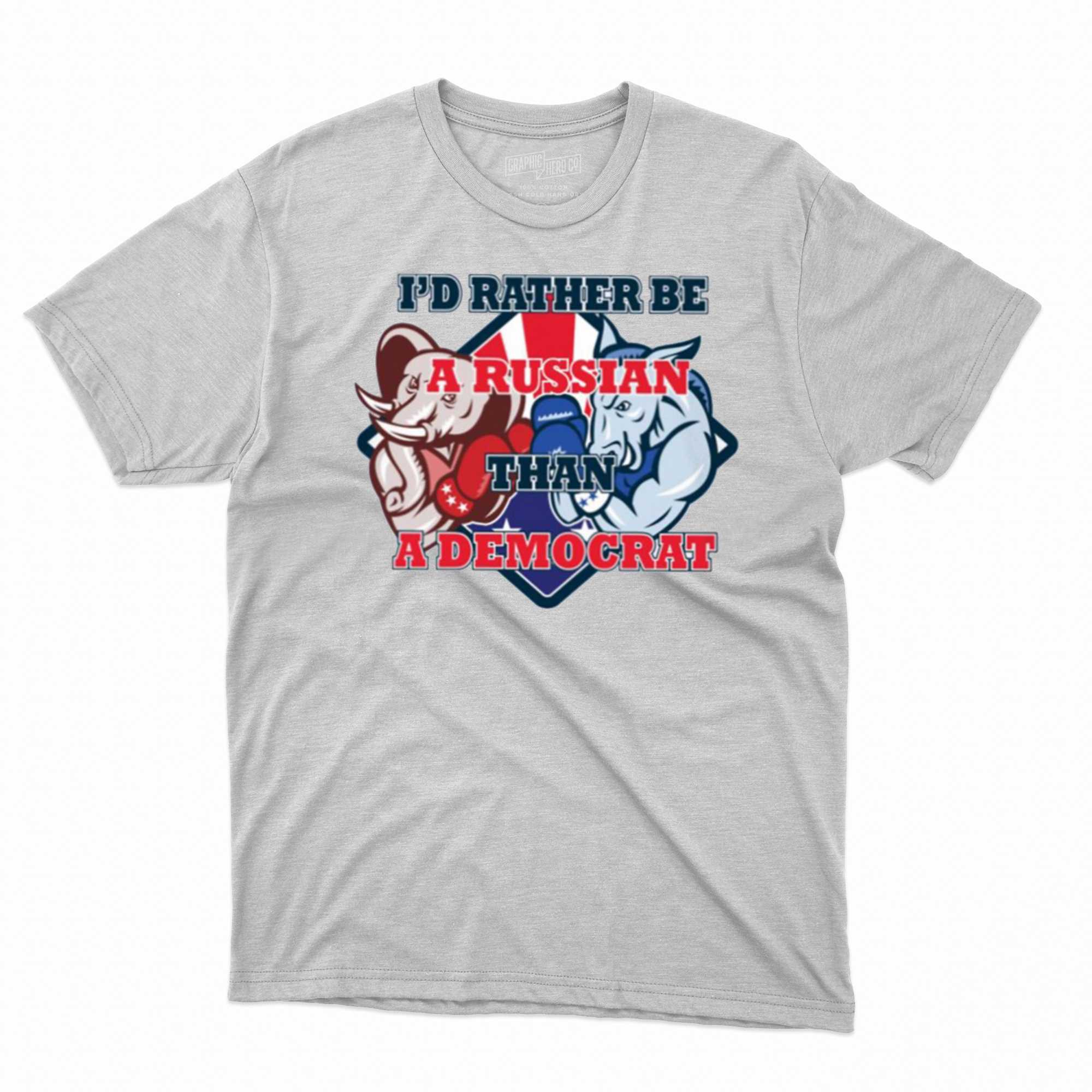 official id rather be a russian than democrat t shirt 1 1