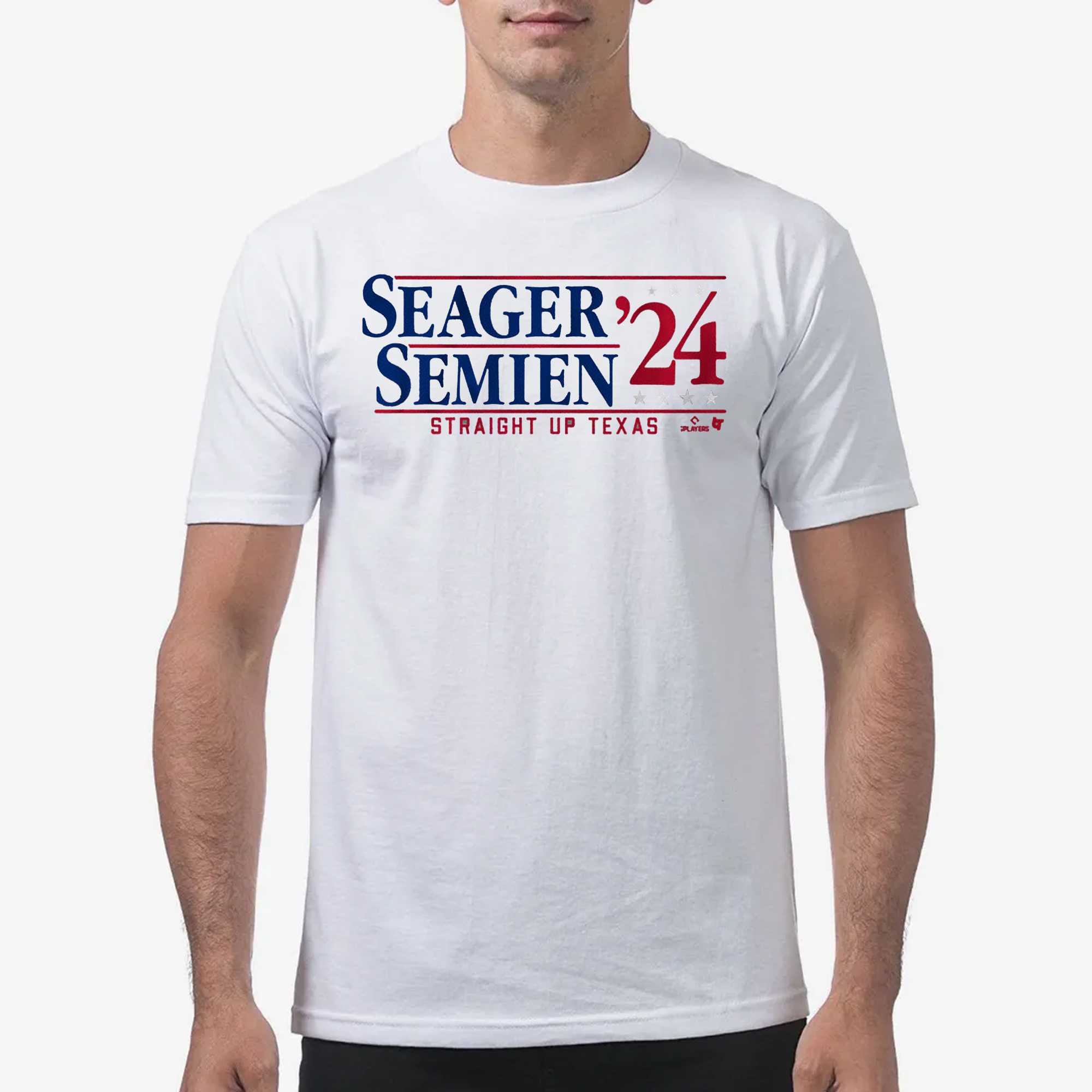 Seager Semien '24 Straight Up Texas T-shirt