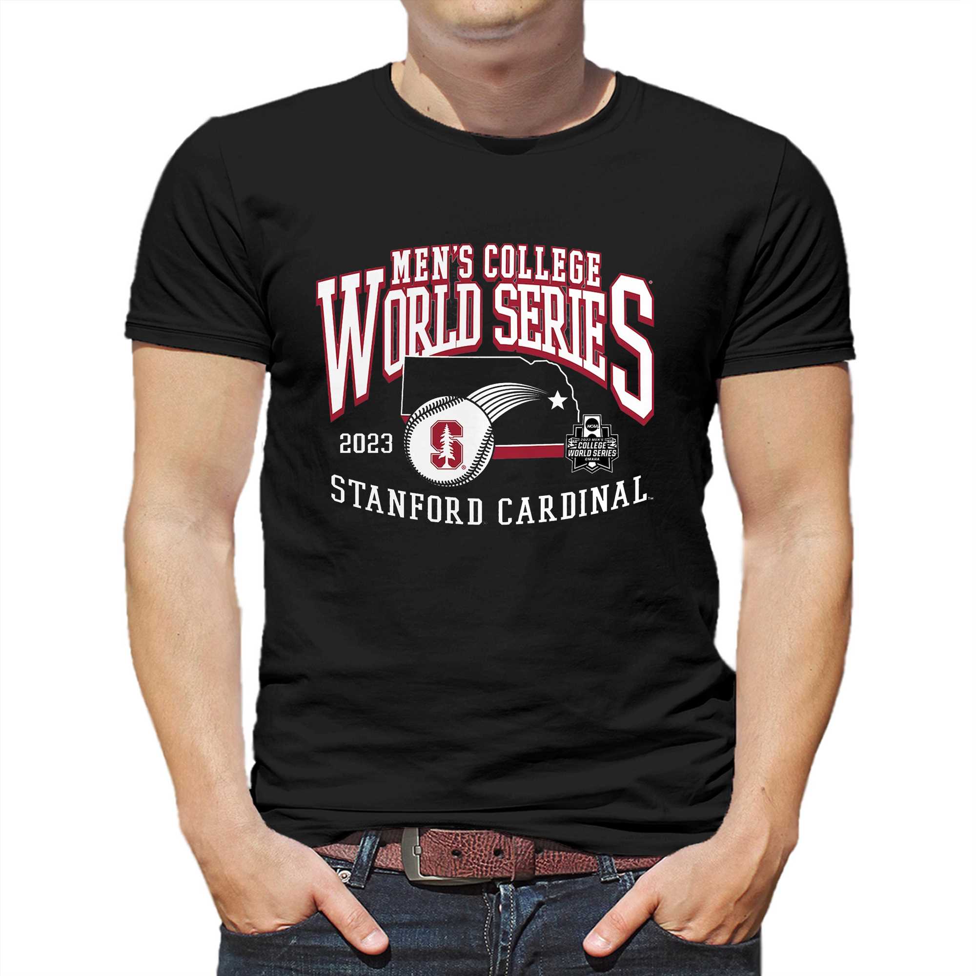 stanford cardinal 2023 ncaa baseball college world series t shirt 1 1