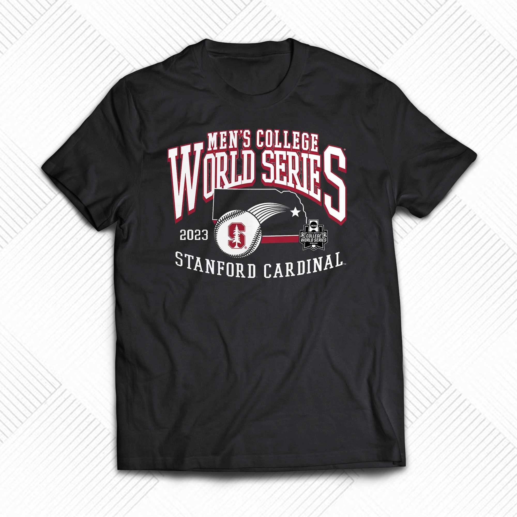 stanford cardinal fanatics branded 2023 ncaa mens baseball college world series t shirt 1 1