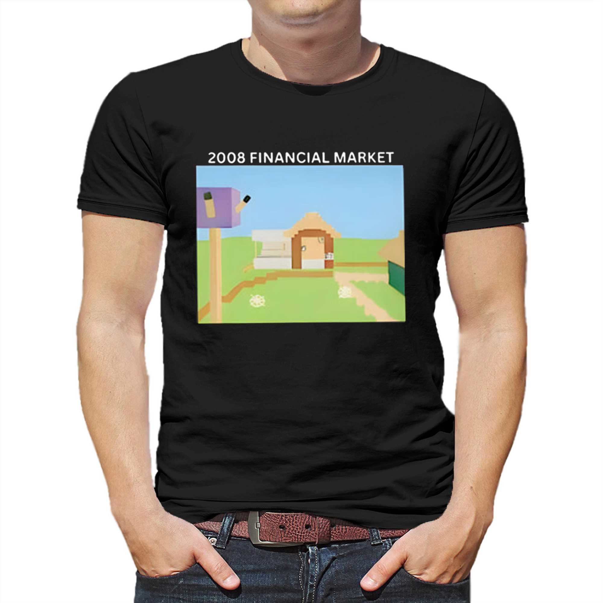 2008 financial market minecraft shirt 1