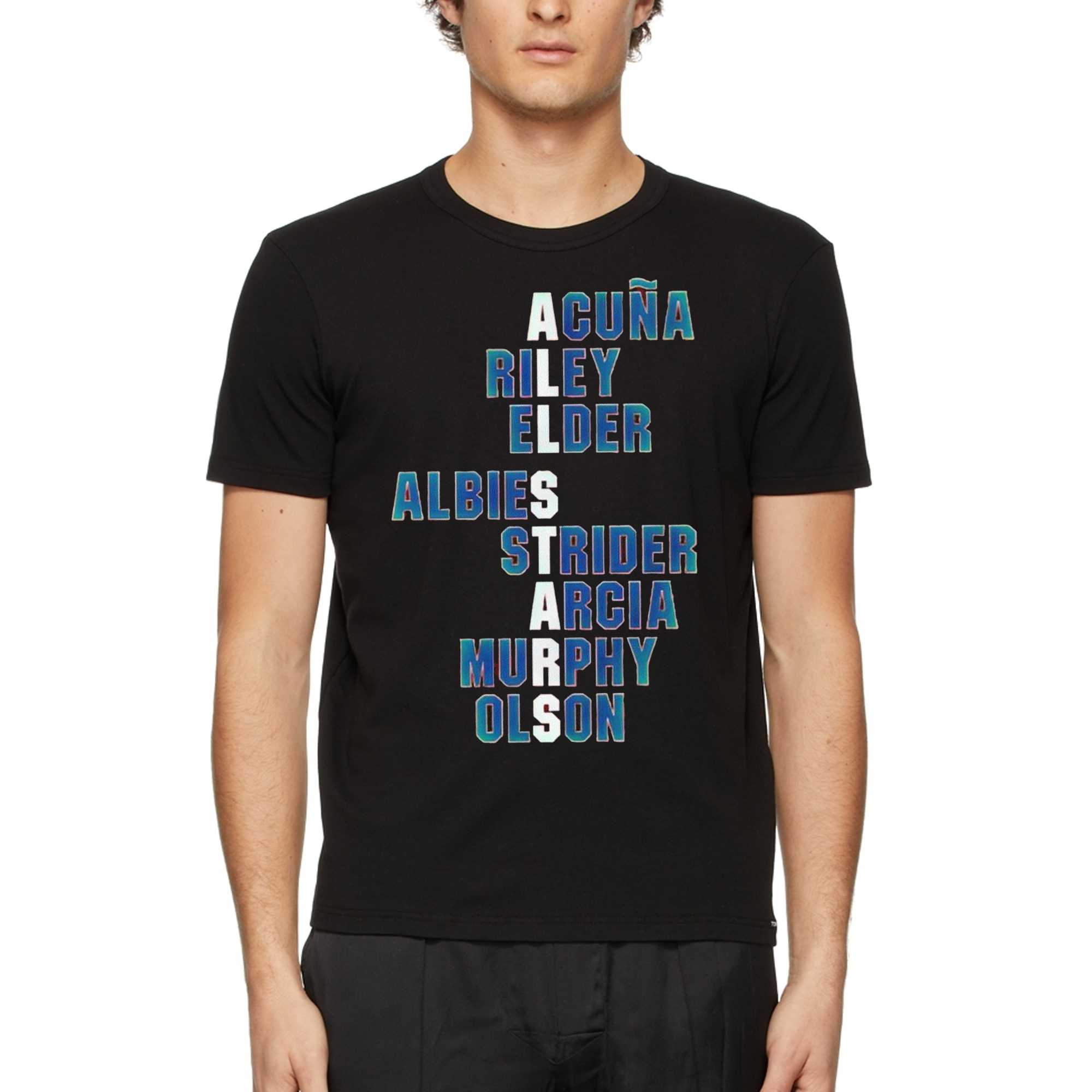 All Stars Acuna Riley Elder Albies Strider Arcia Murphy Olson T-shirt