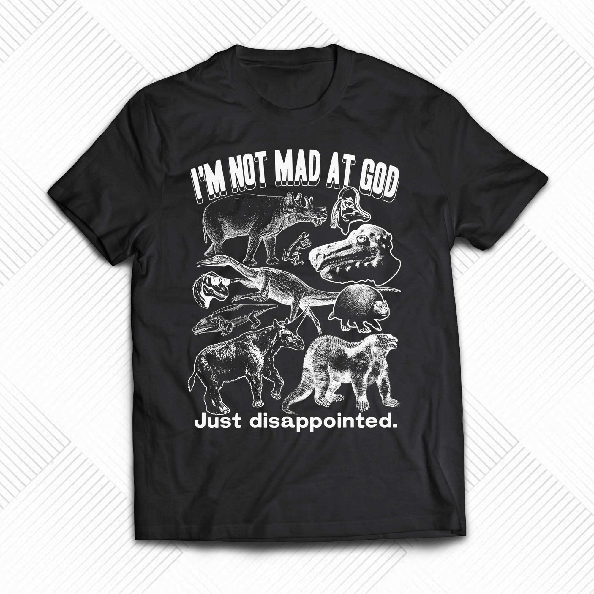 im not mad at god just disappointed shirt 1